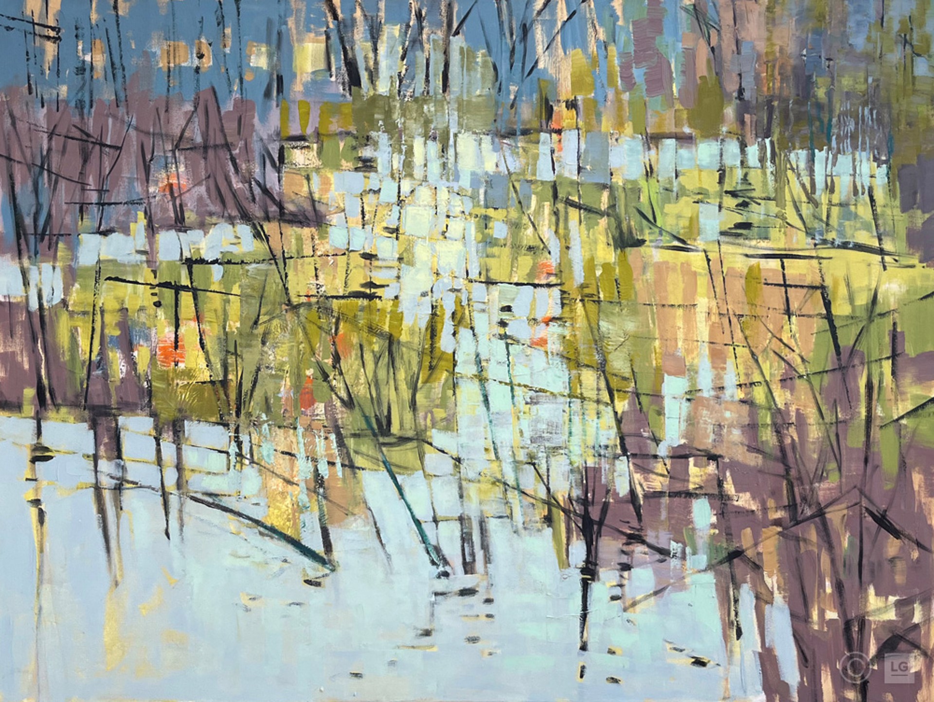 Wetlands: Spring II by Katherine Bourdon