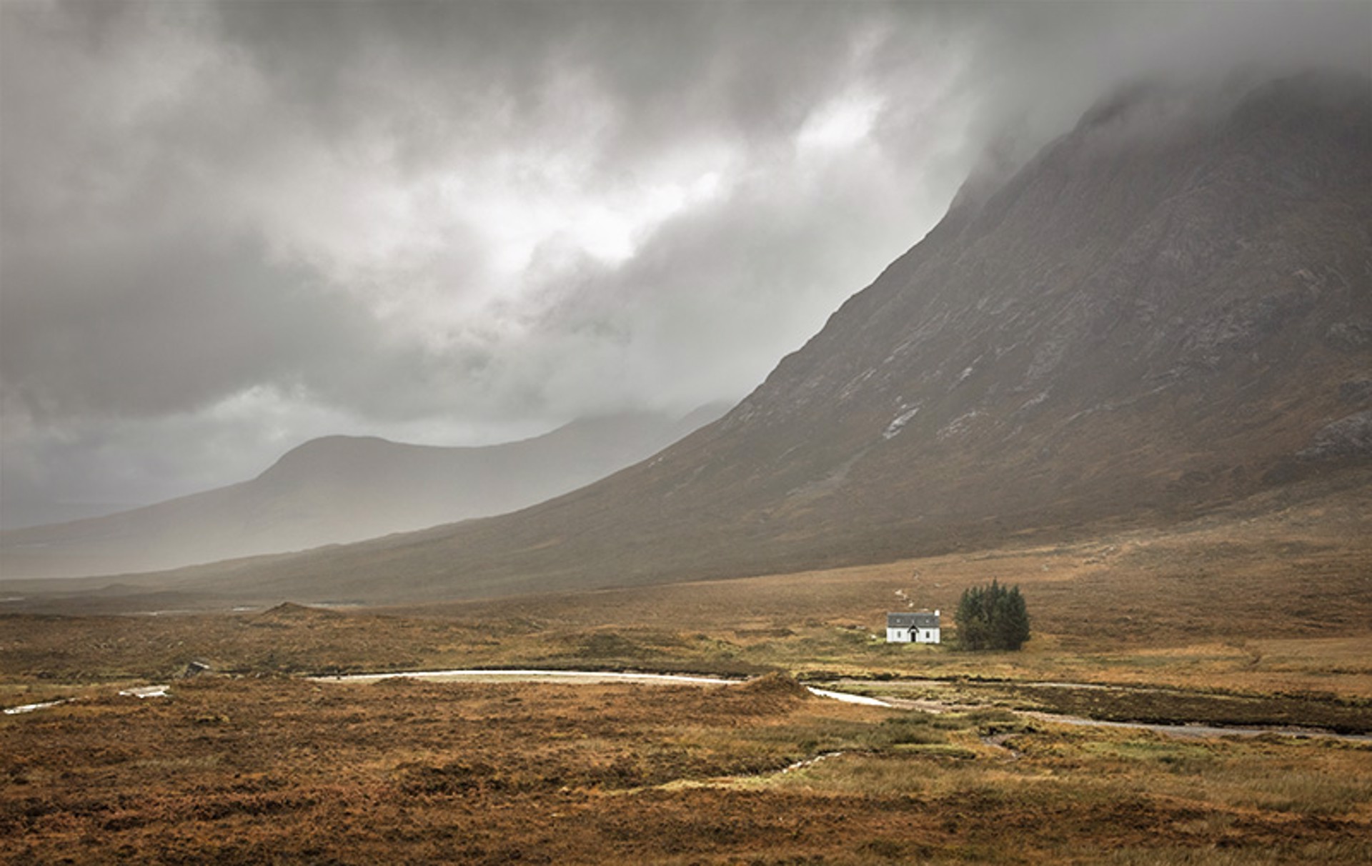 Lone House, Corrour, Glencoe Valley by Jerry Park