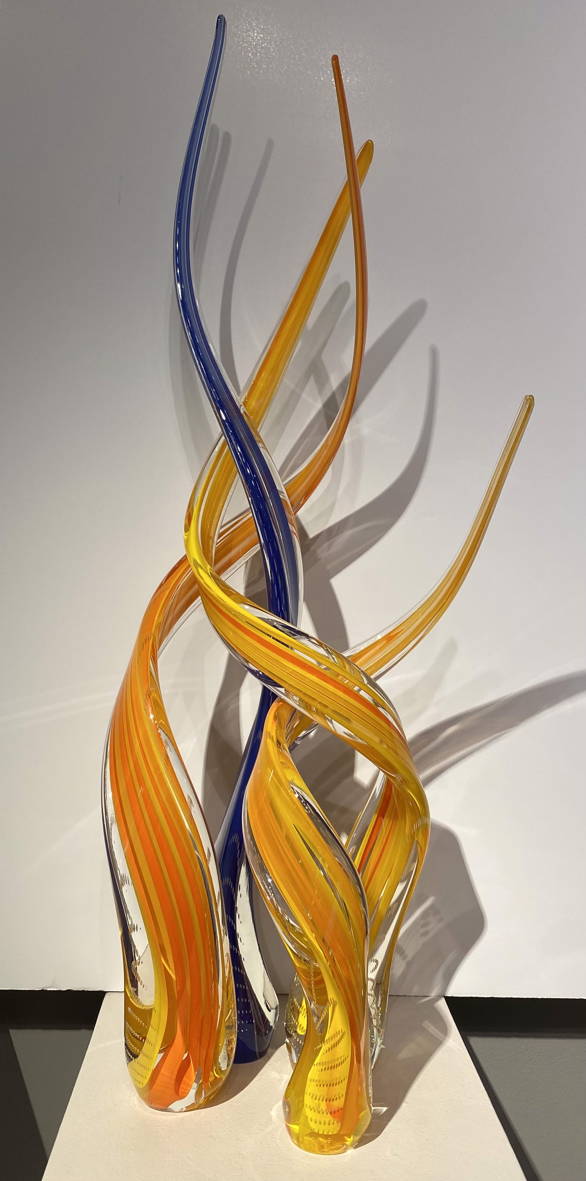 Titan/Large/Regular Ribbon Reeds (Blue/Purple & Yellow/Orange) by Scott Hartley