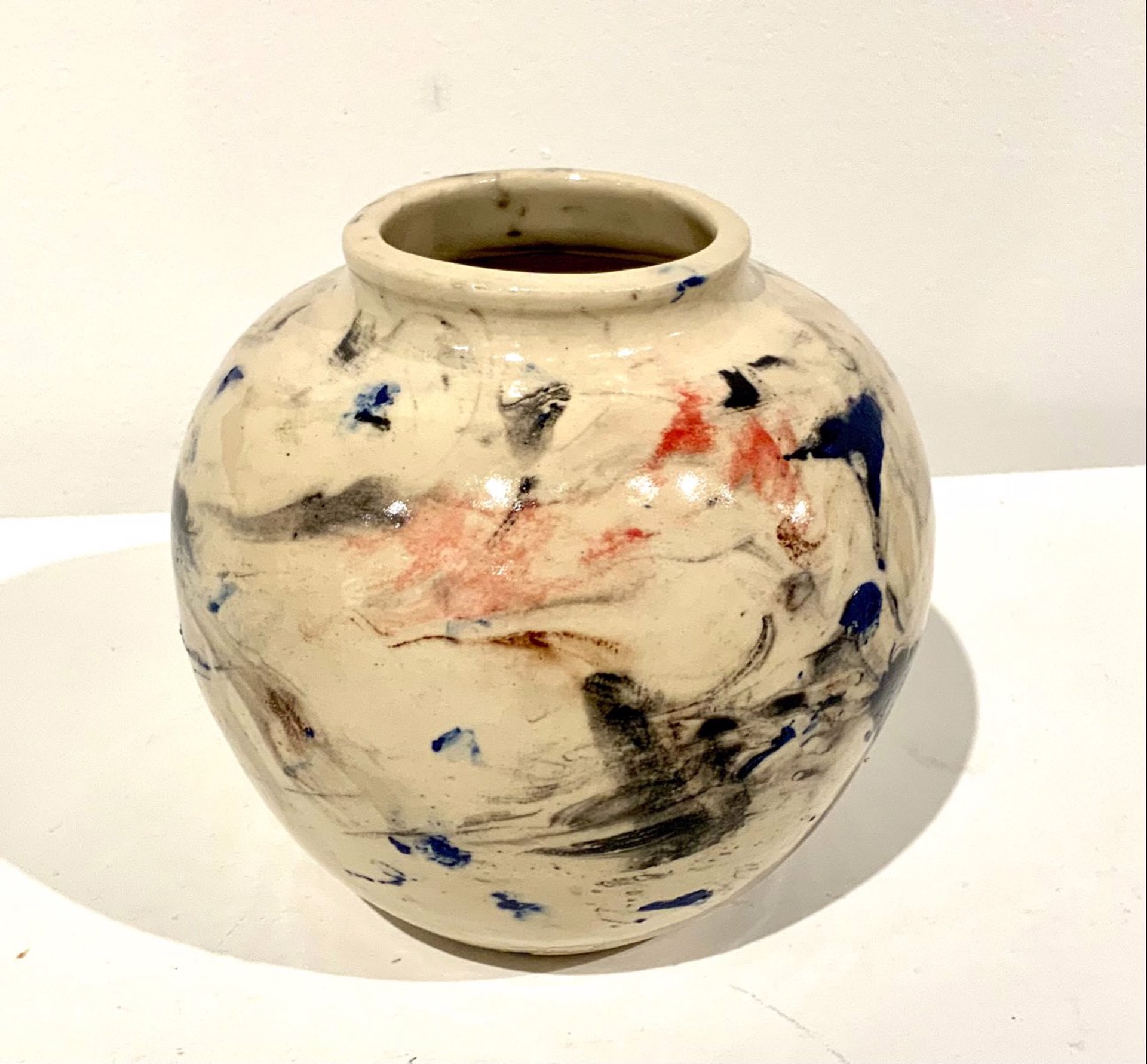 Marbleized Vase by Estell Osten