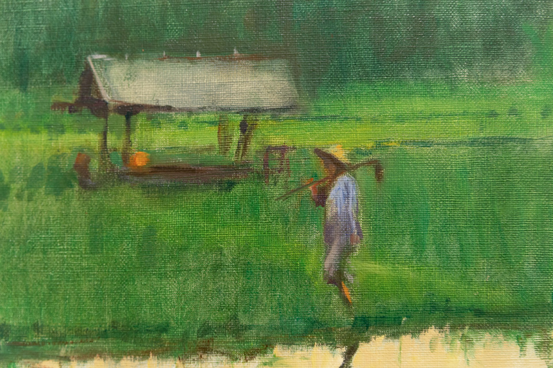 Rice Farmer by Curt Hanson
