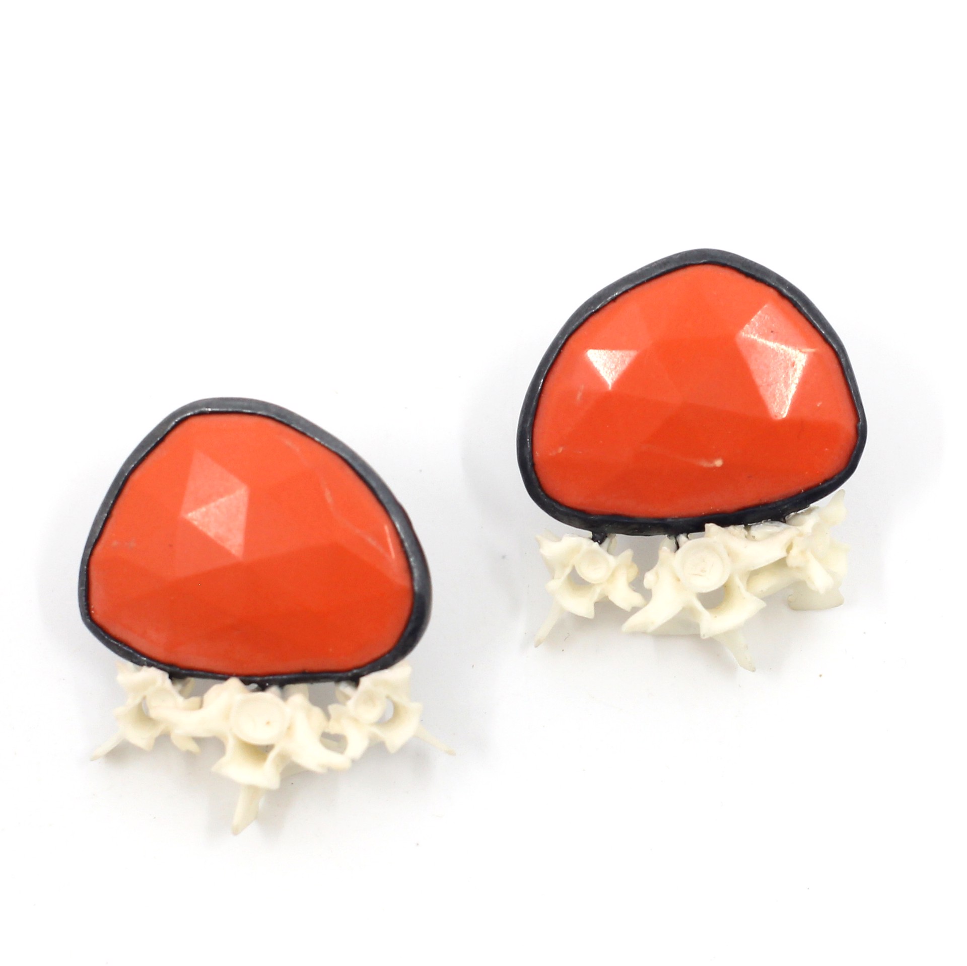Coral Studs by Anna Johnson