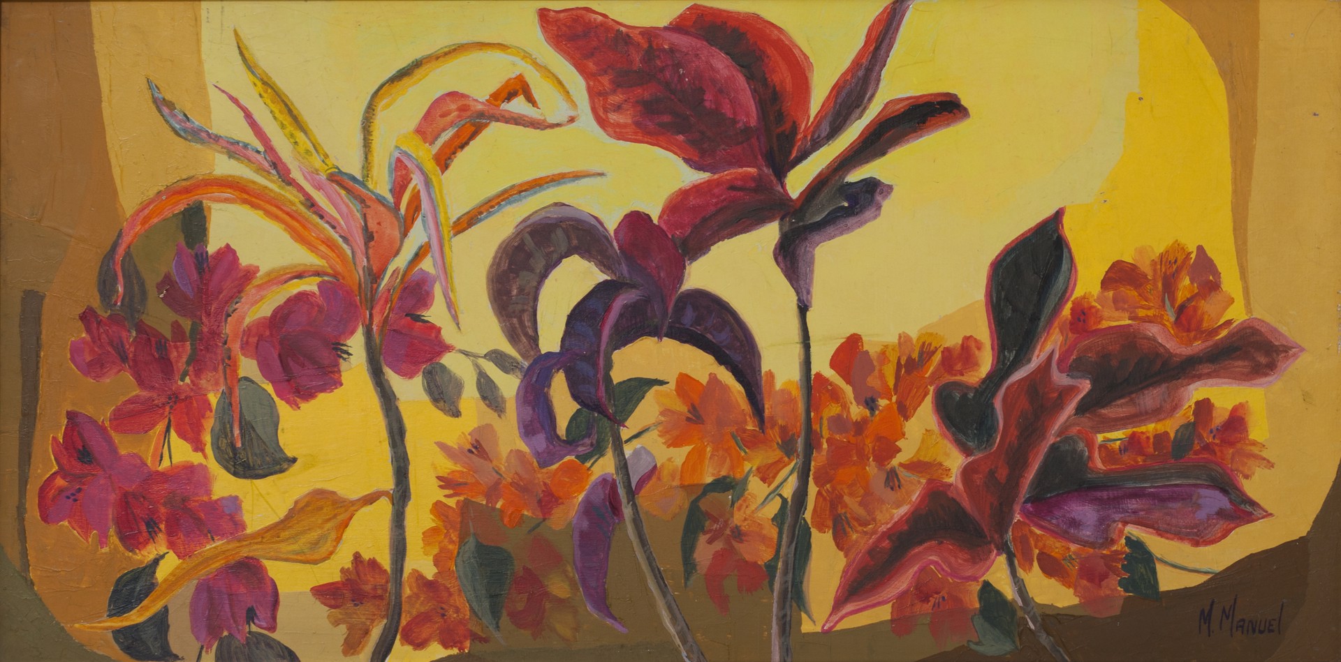 Flowers #3-3-96GSN by Michele Manuel (1935-2022)