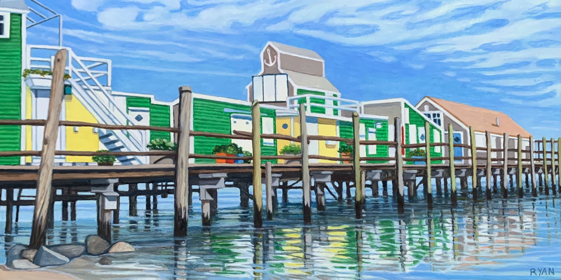 Captain Jacks Wharf by Kate Ryan