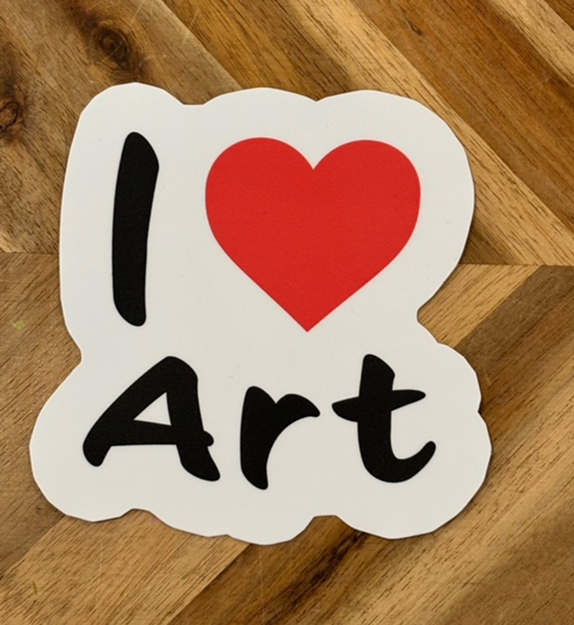 I Love Art Sticker by Pacesetter Merchandise