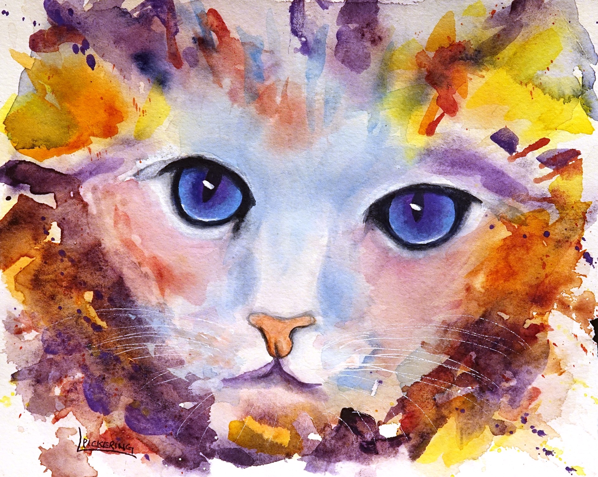 The Kitty with Violet Eyes by Laura Pickering