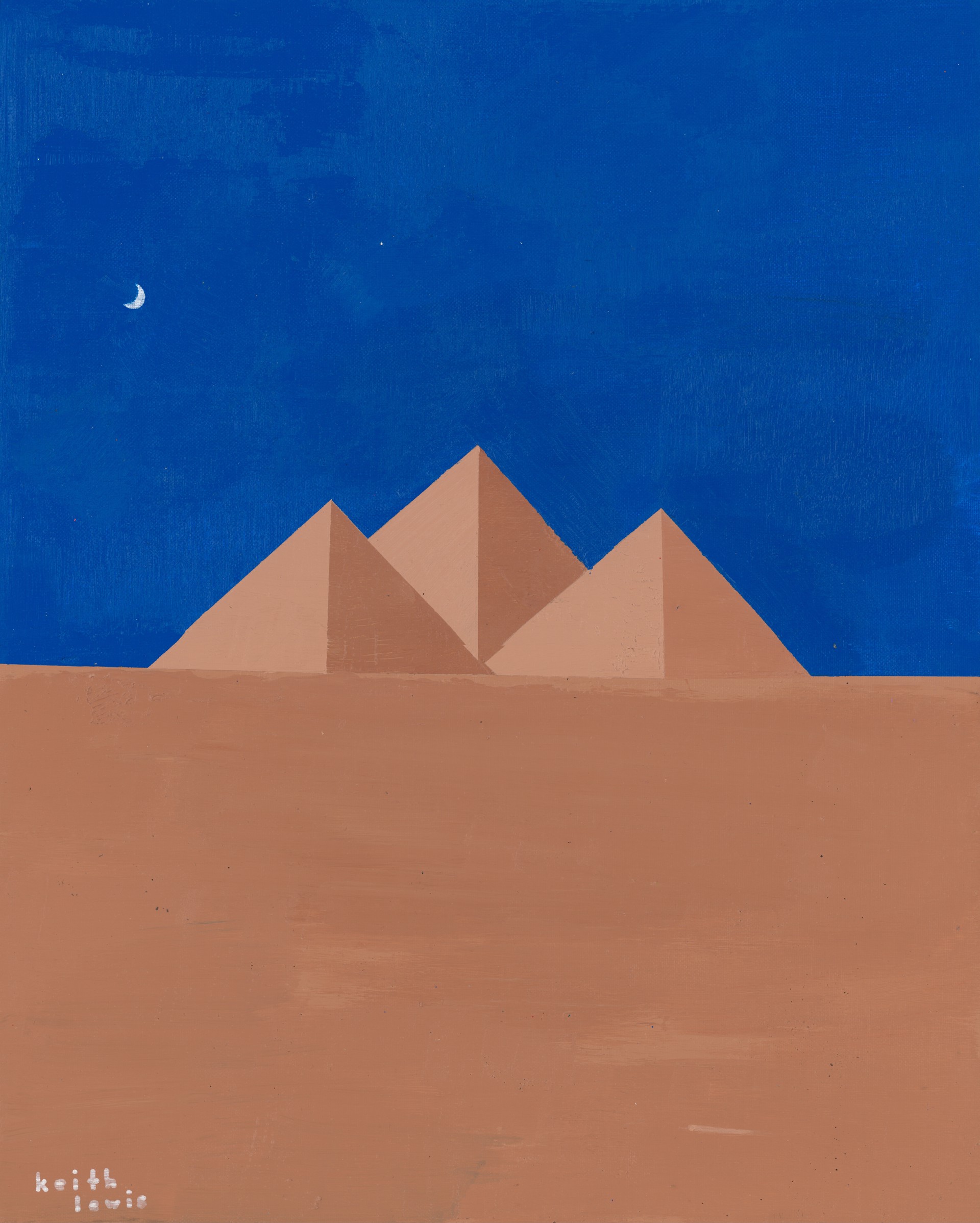 Egyptian Pyramids by Keith Lewis