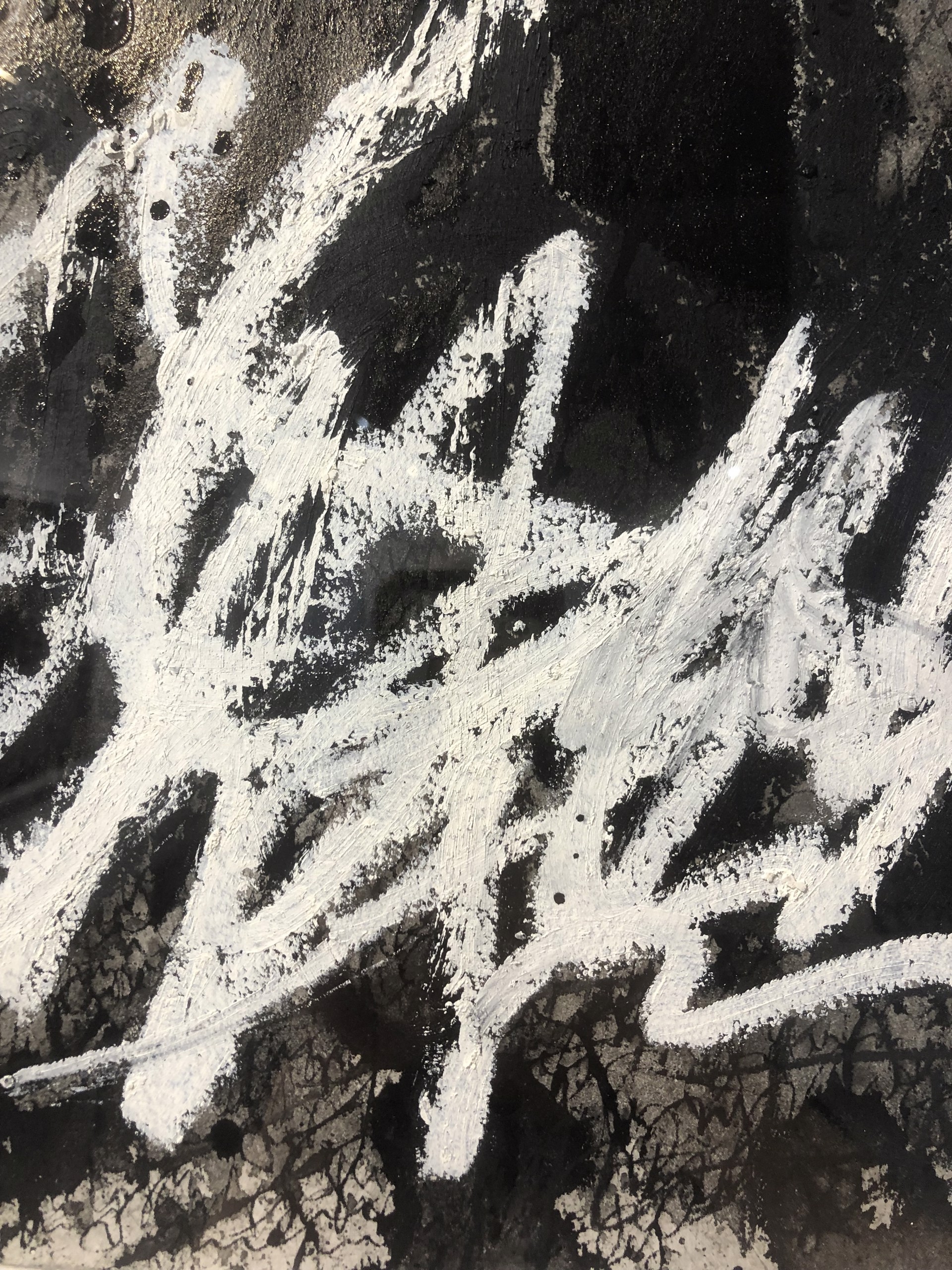 Asemic N0116.16 by Daniel Diaz-Tai