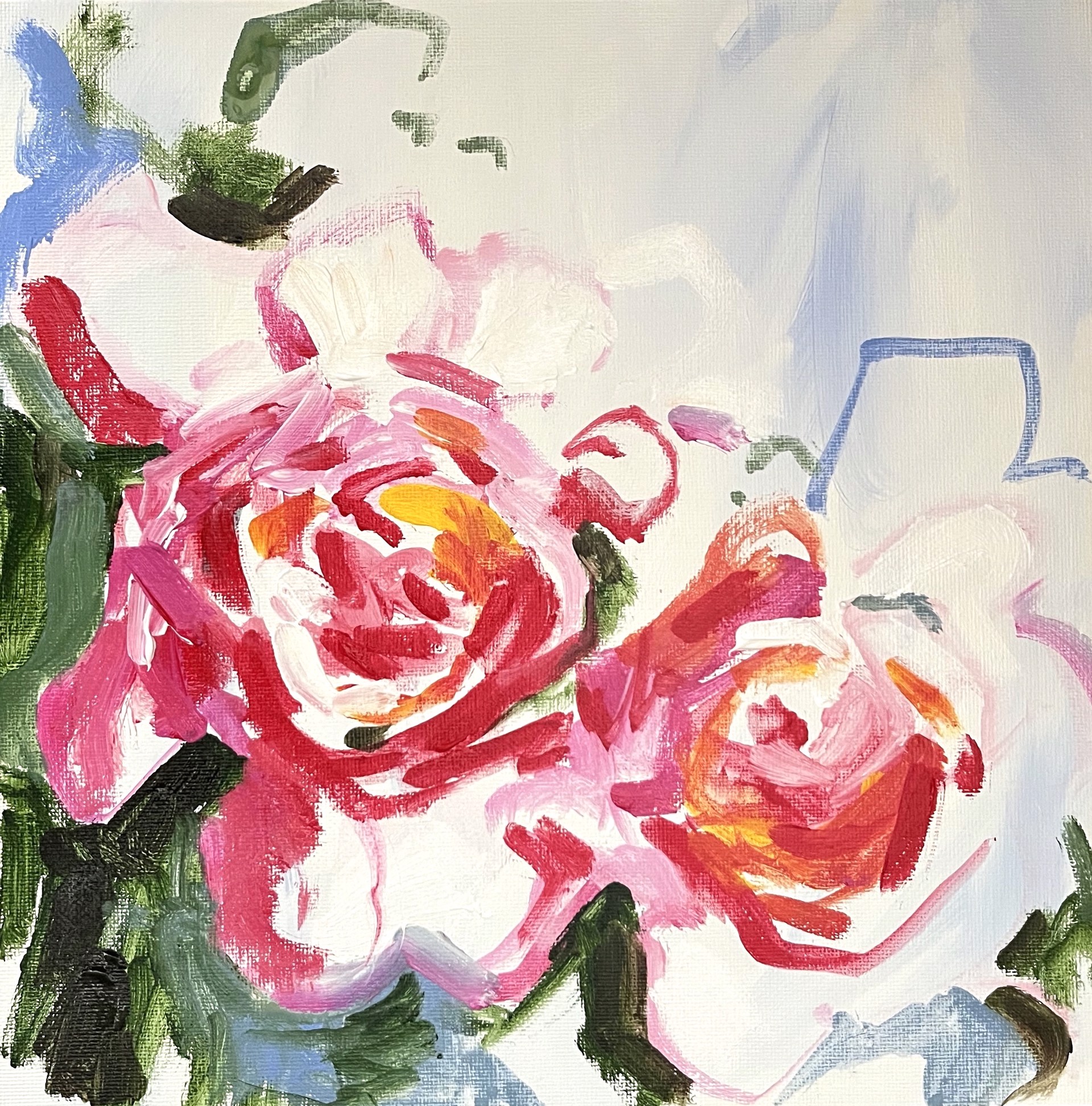 Rose Study II by Elizabeth Cabell