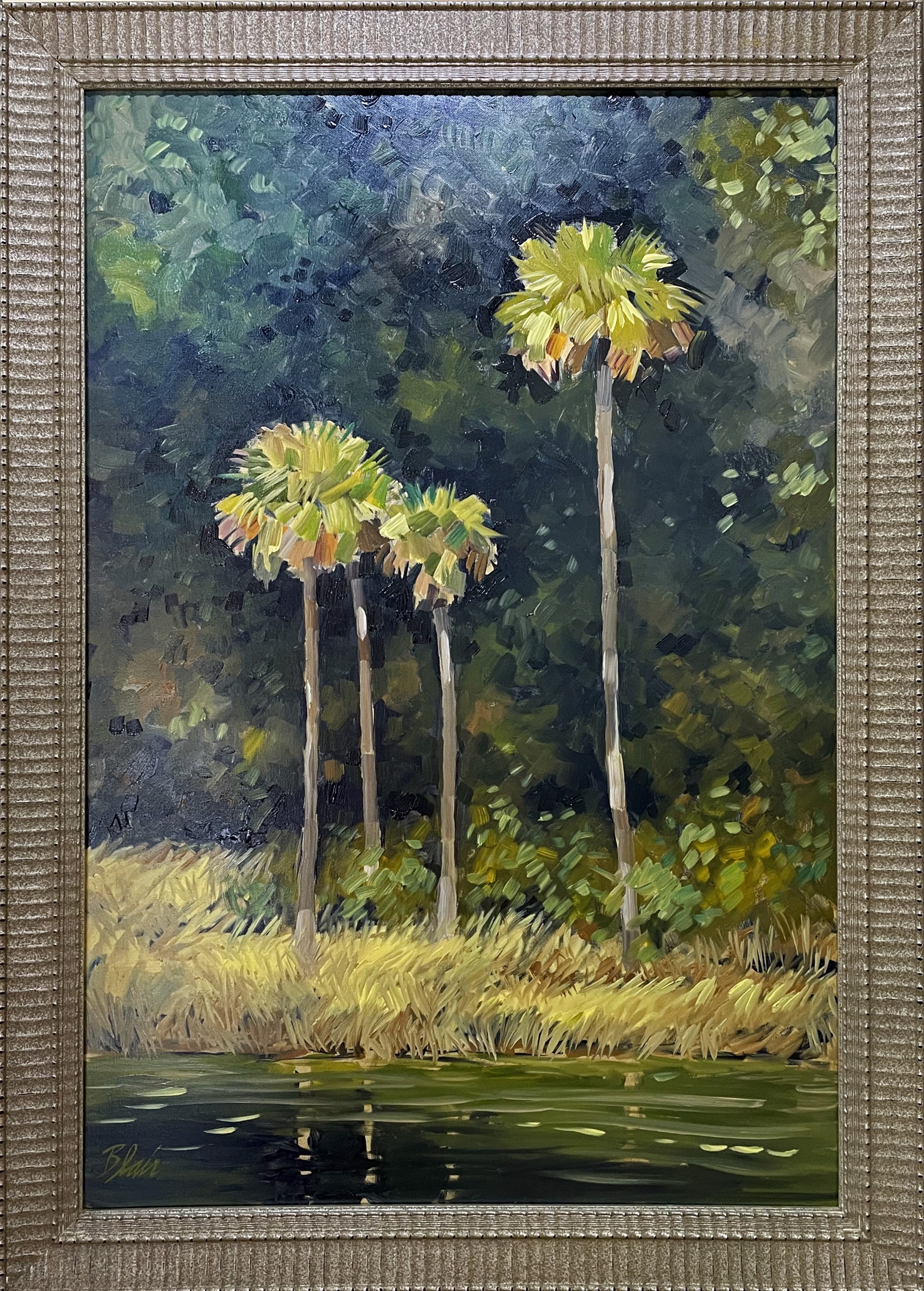 Palm Tree Lake George by Eleanor Blair