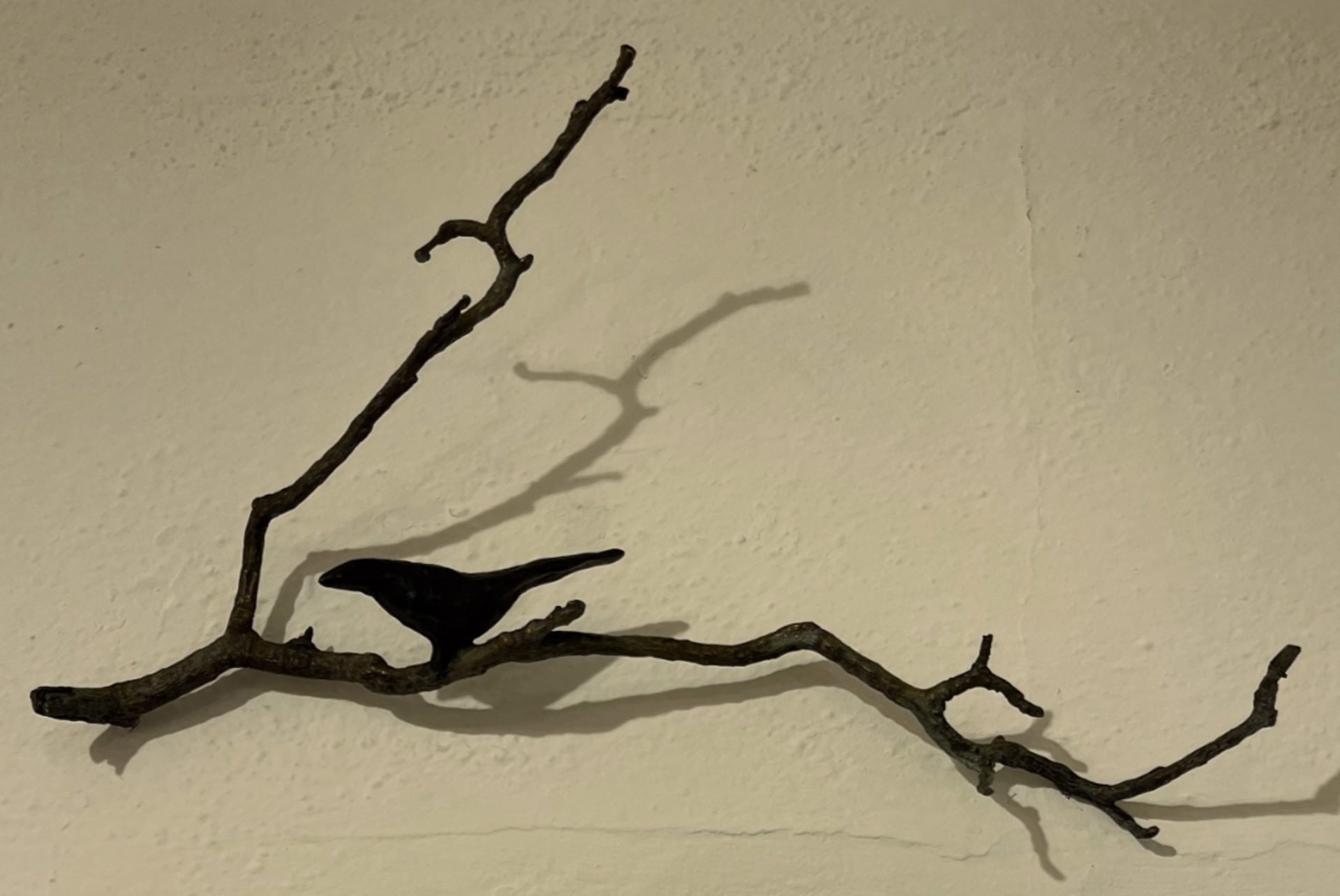1 Blackbird on a Branch by Copper Tritscheller