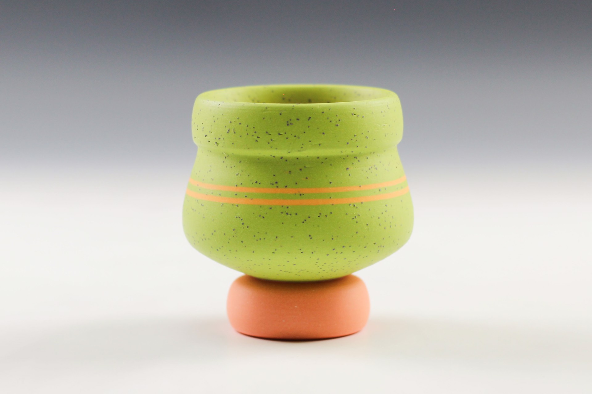 Lime Speckle Cup by Chris Alveshere