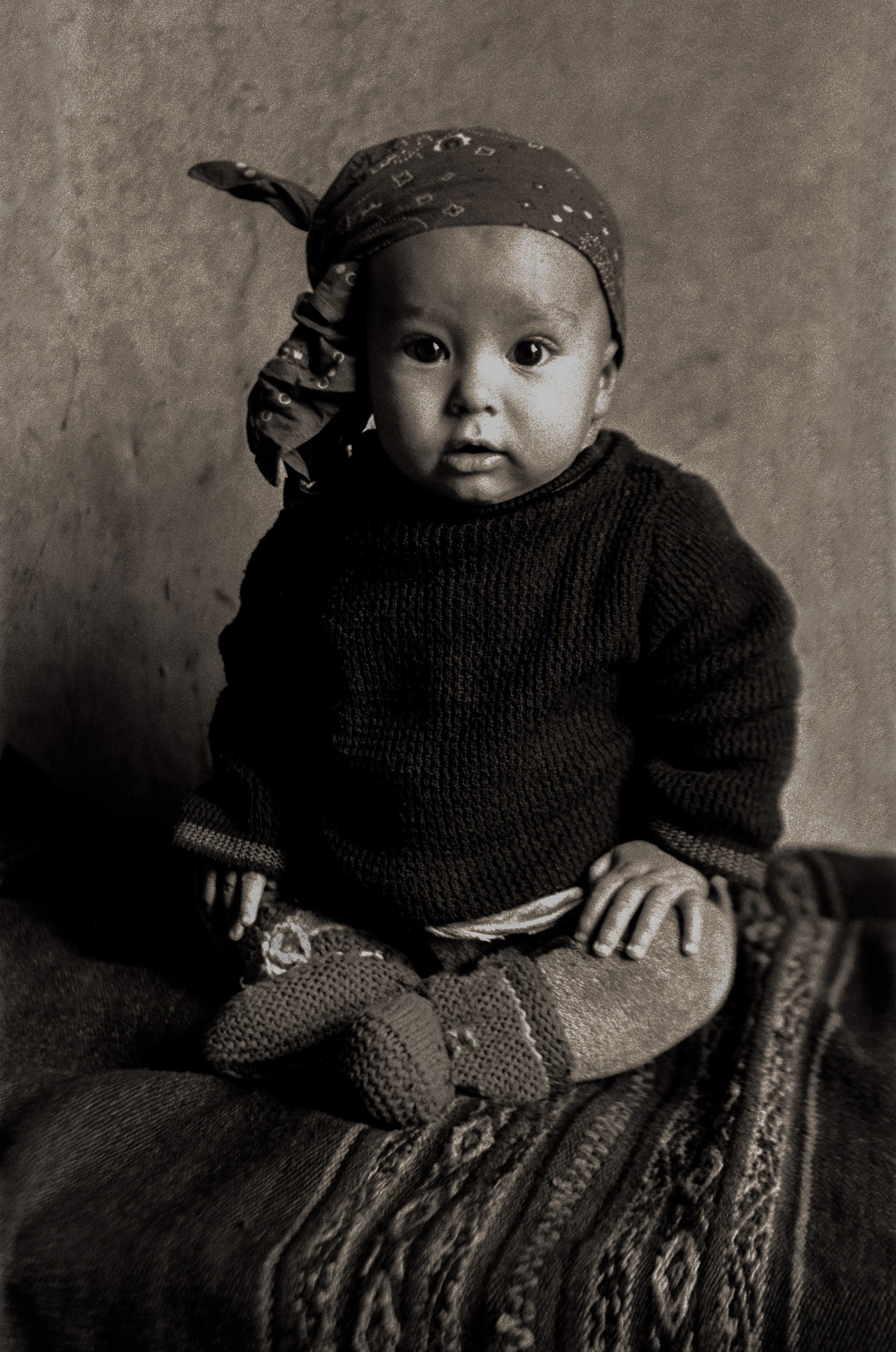 American Child in Ecuador, Framed (001) by Jack Dempsey
