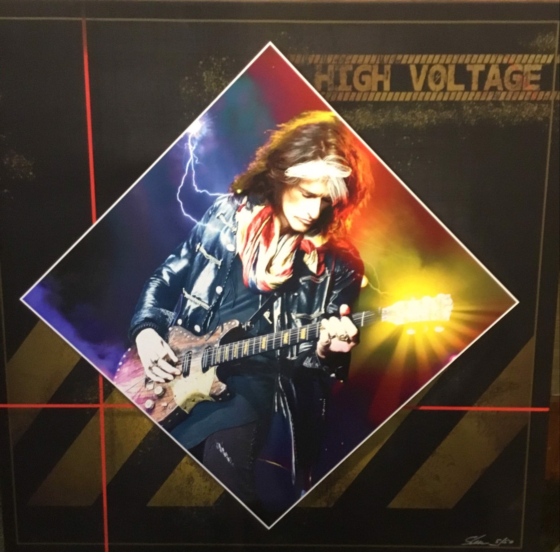 High Voltage Joe Perry by Shannon The World's Greatest Beatles Artist