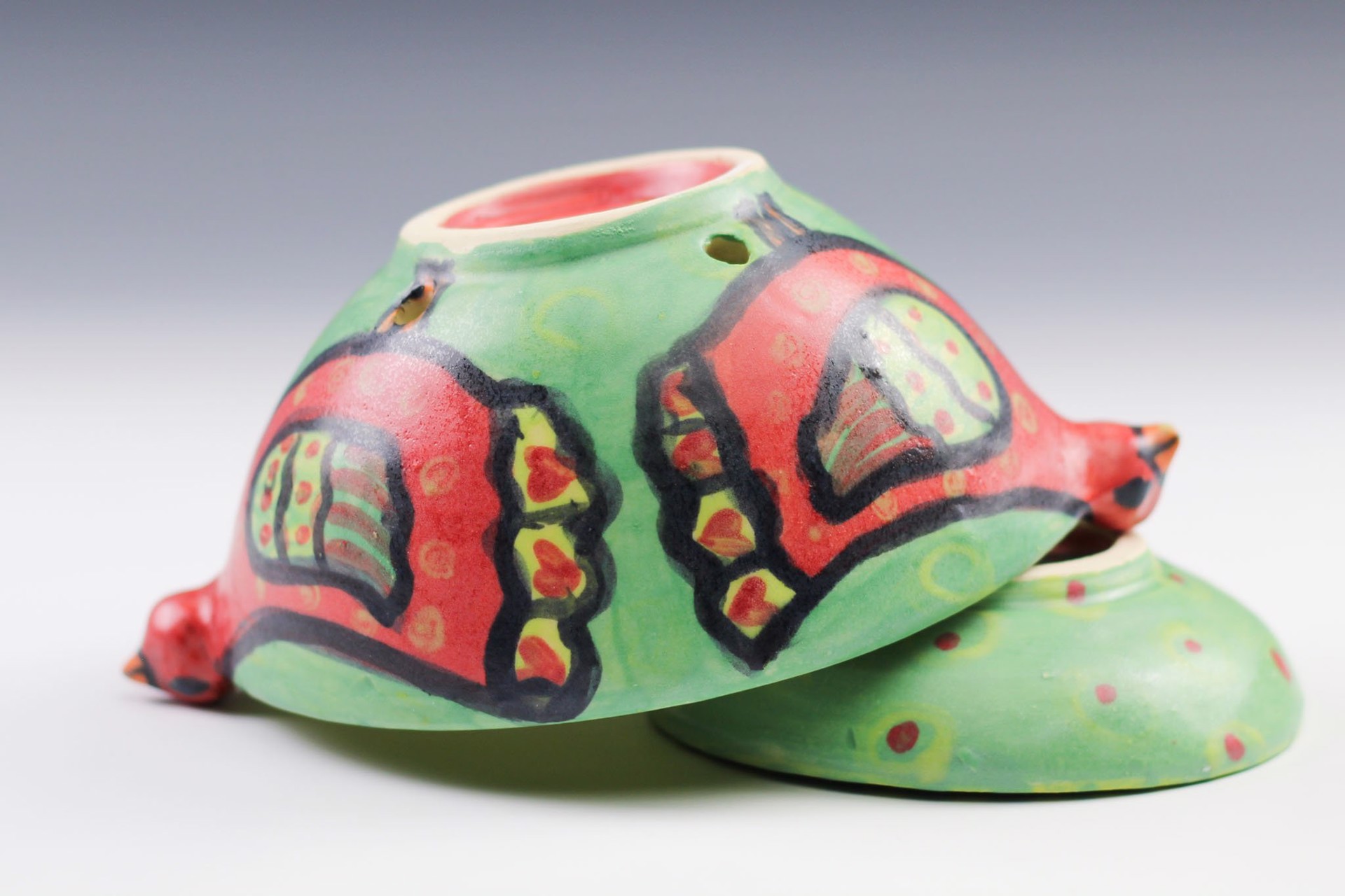 Bird Berry Bowl by Wendy Olson