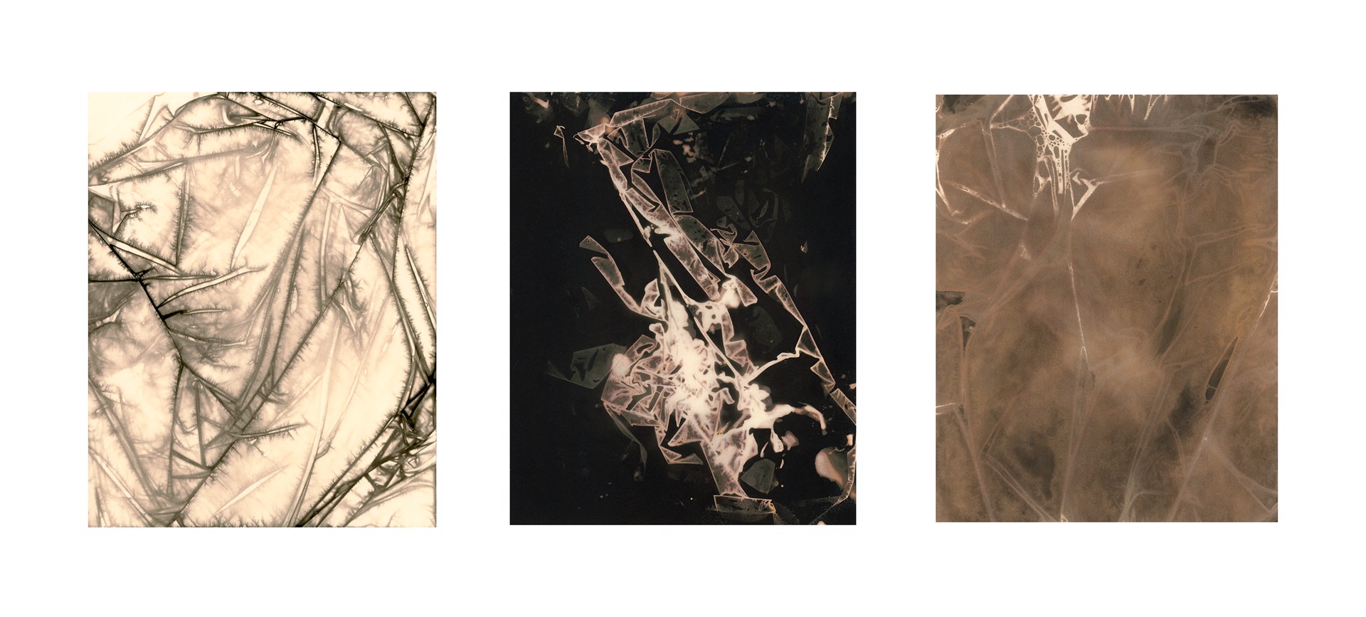 Untitled, triptych by Teresa K. Morrison