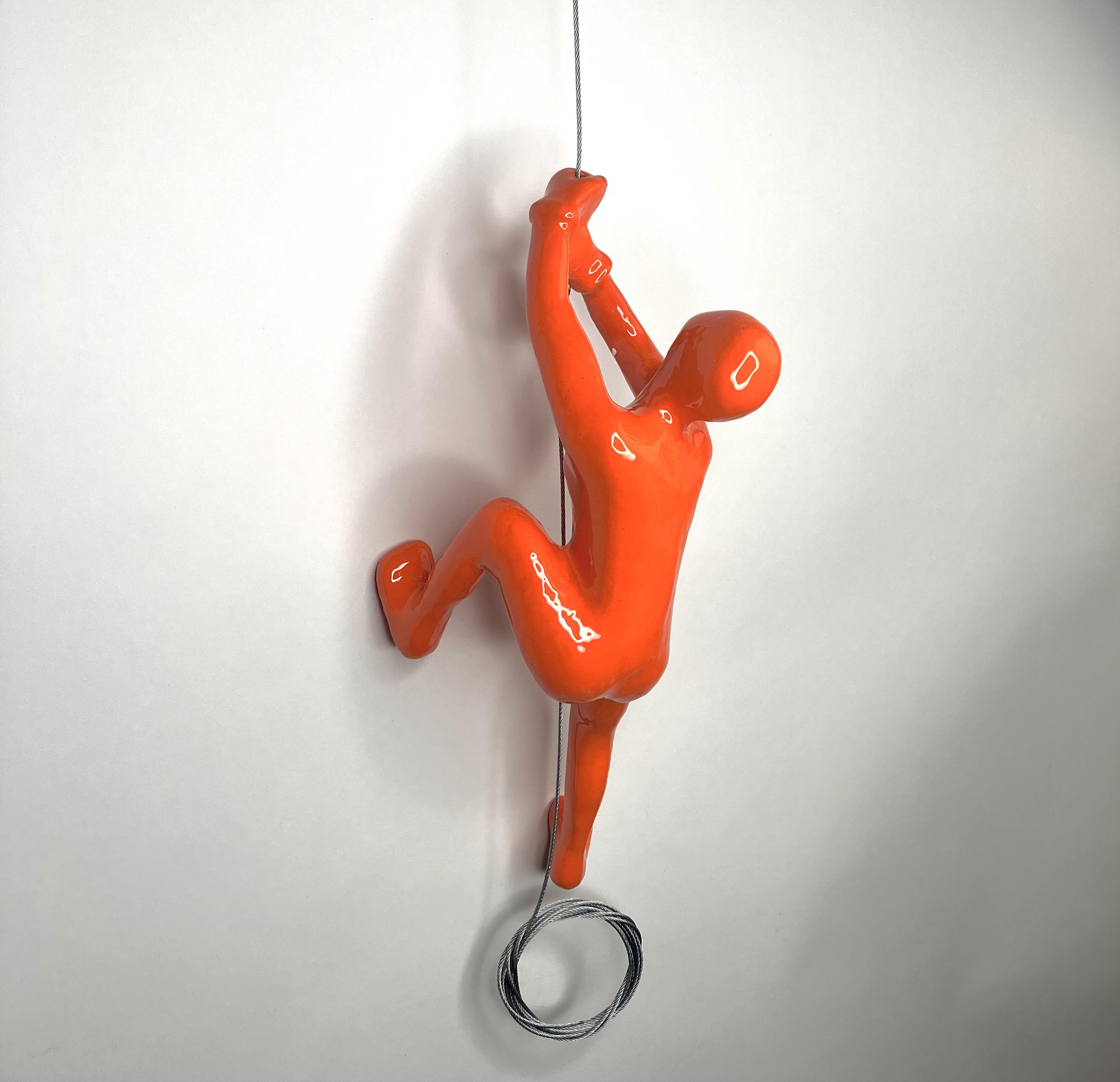 Male Climber 33-D ~ Position 33 in Color Orange by Ancizar Marin