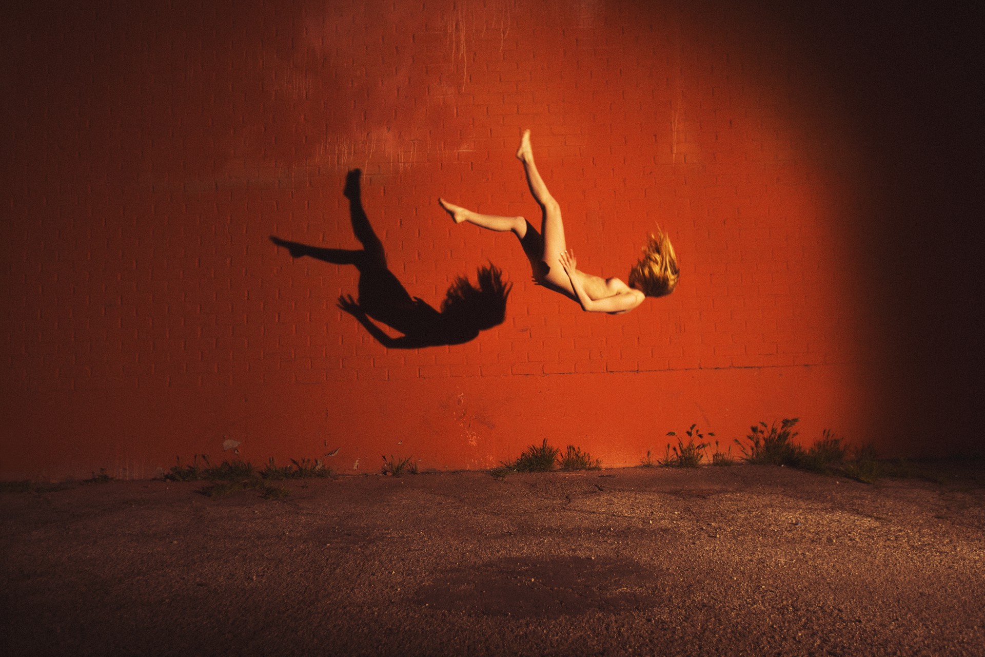 Red Wall by Tyler Shields