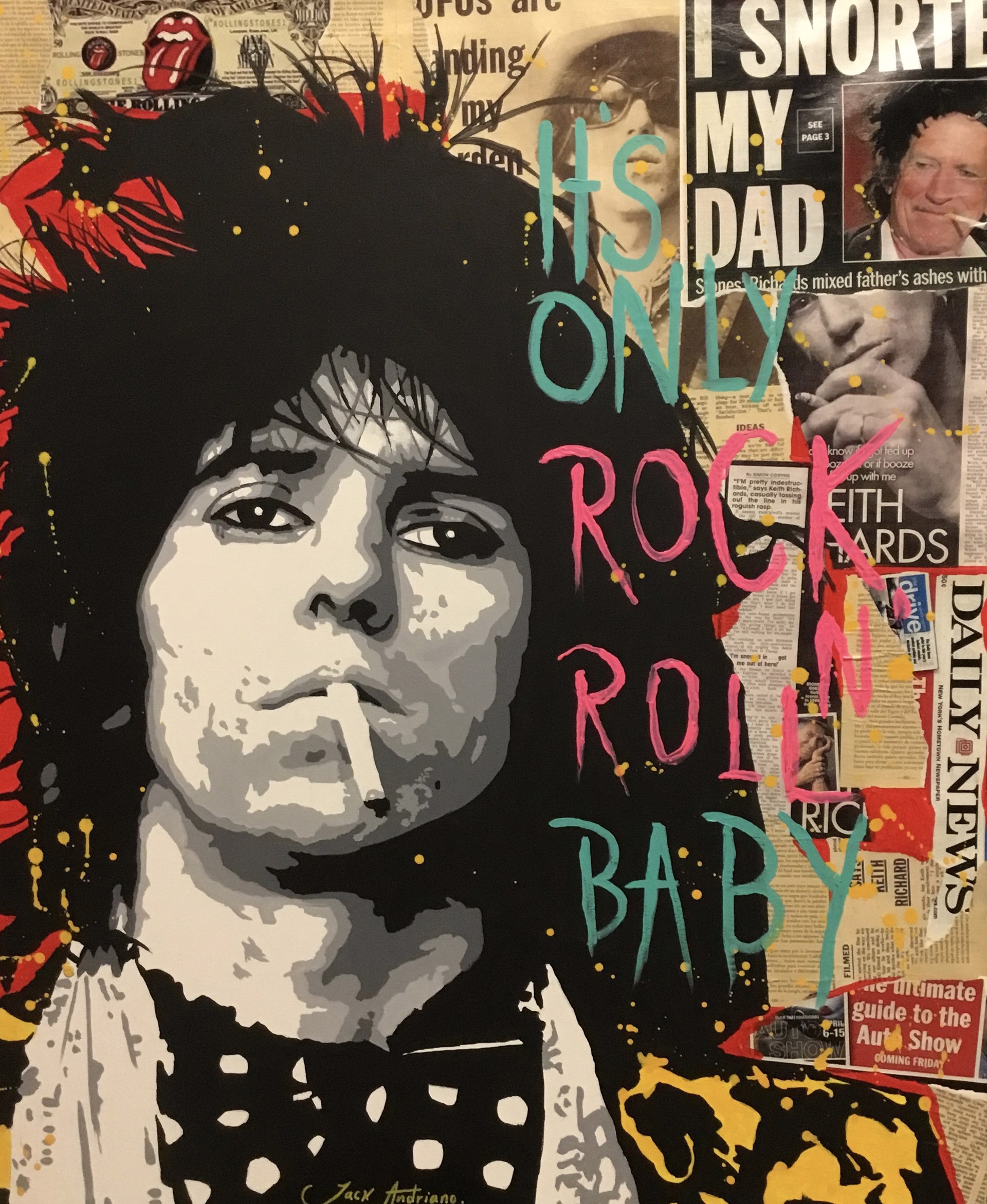 It's Only Rock and Roll Baby (Keith Richards) by Jack Andriano
