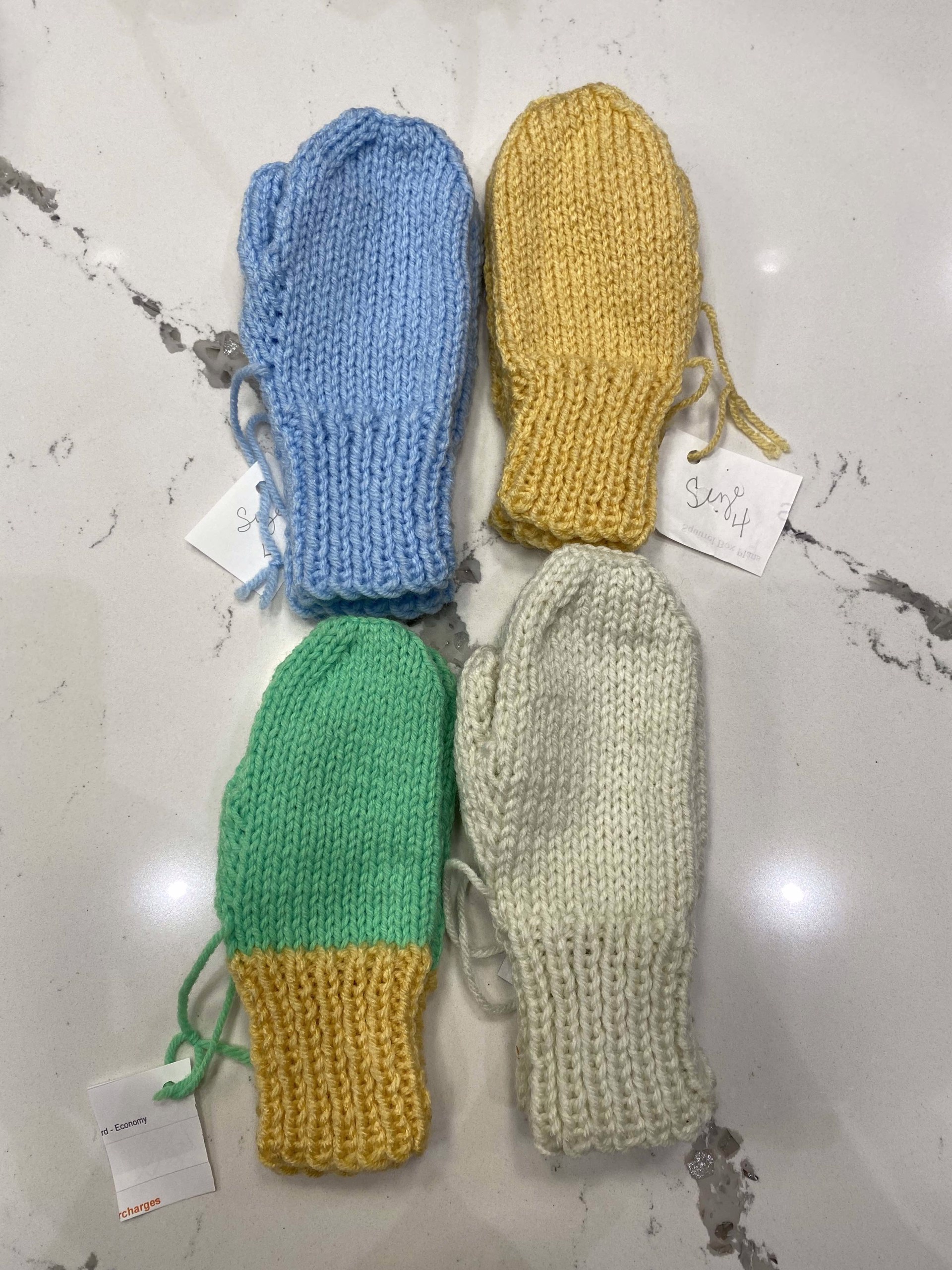 Handmade Mittens - Size 4 by Cathy Miller