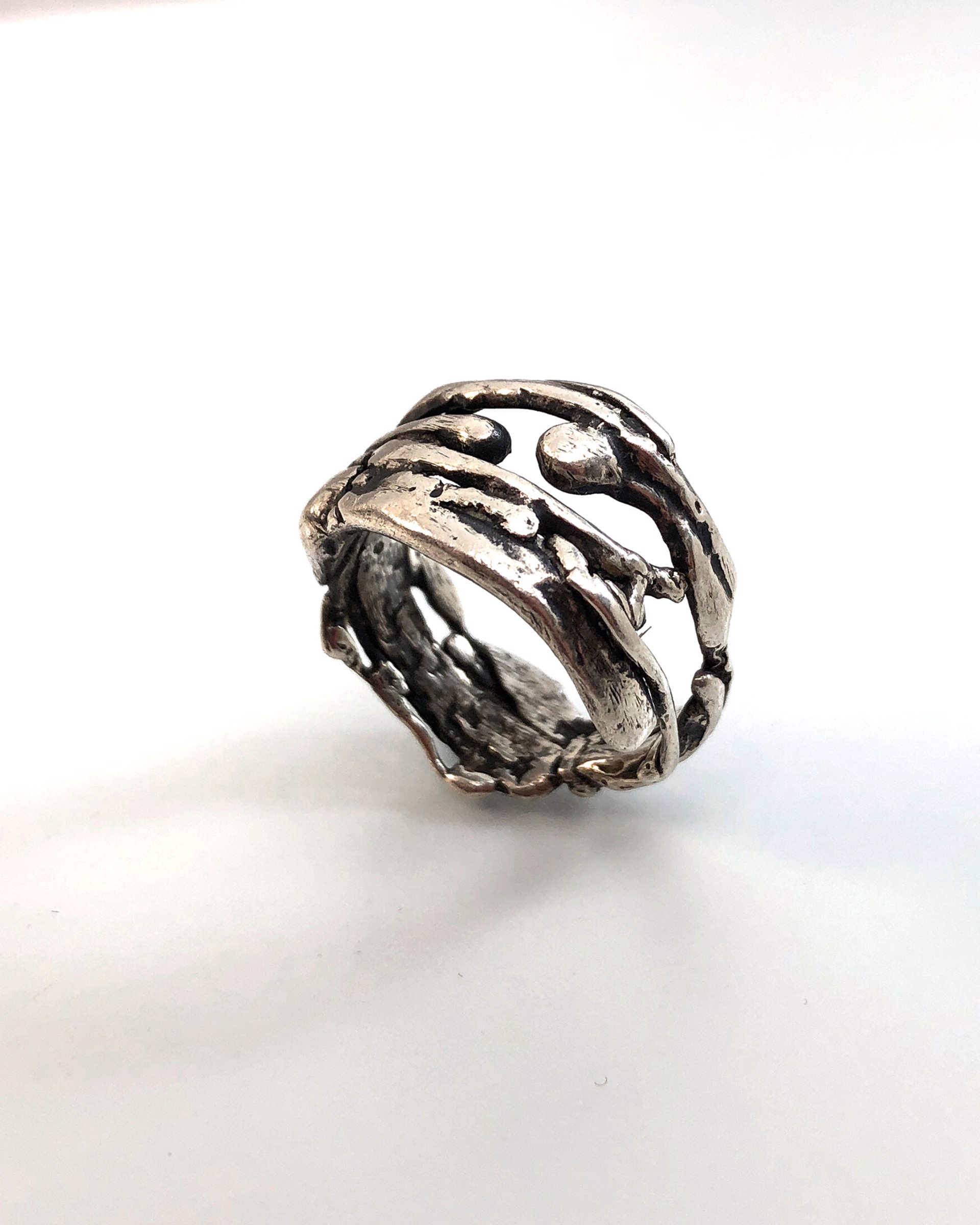 Fused Silver Ring by Carli Schultz