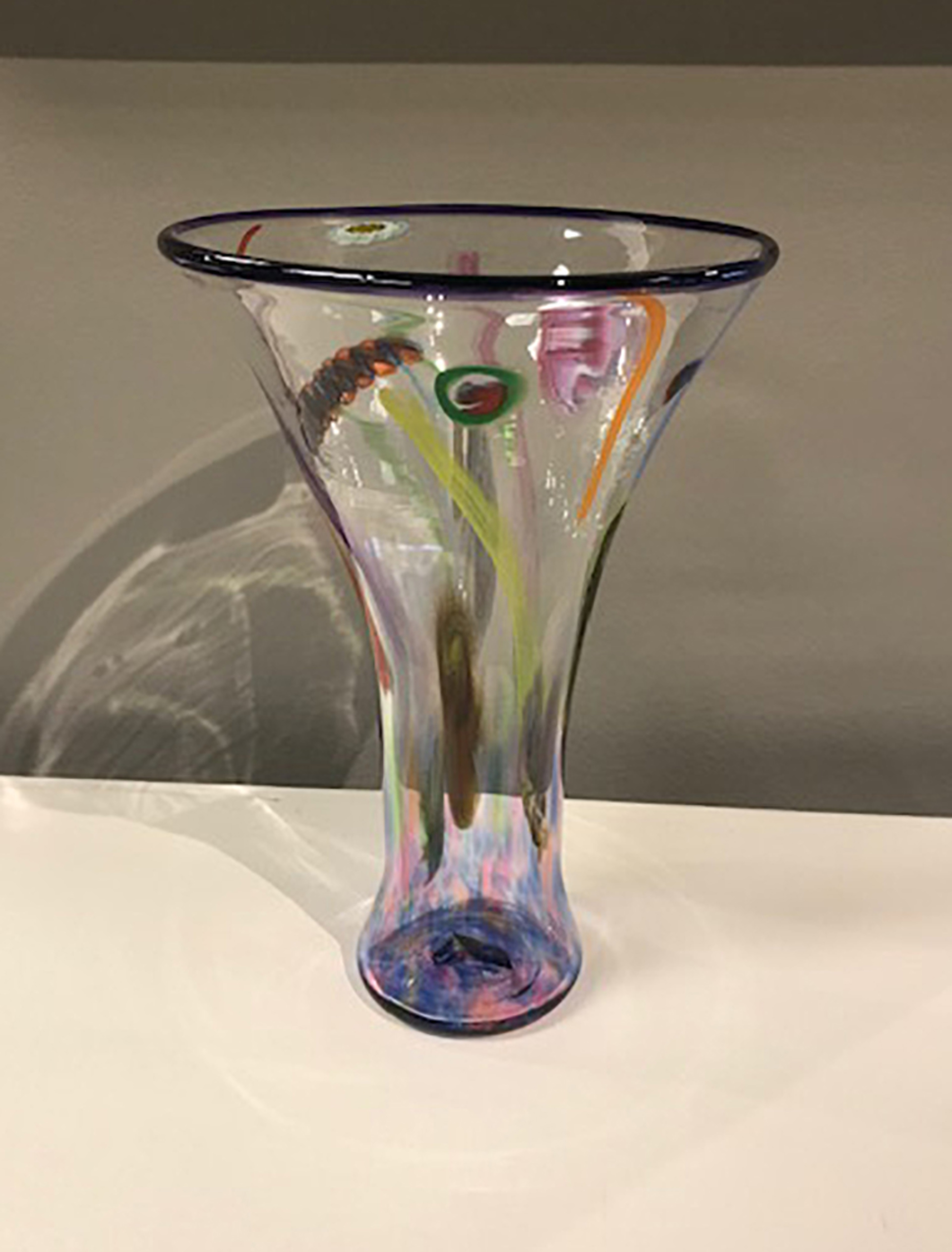 Circus Flared Vase by AlBo Glass