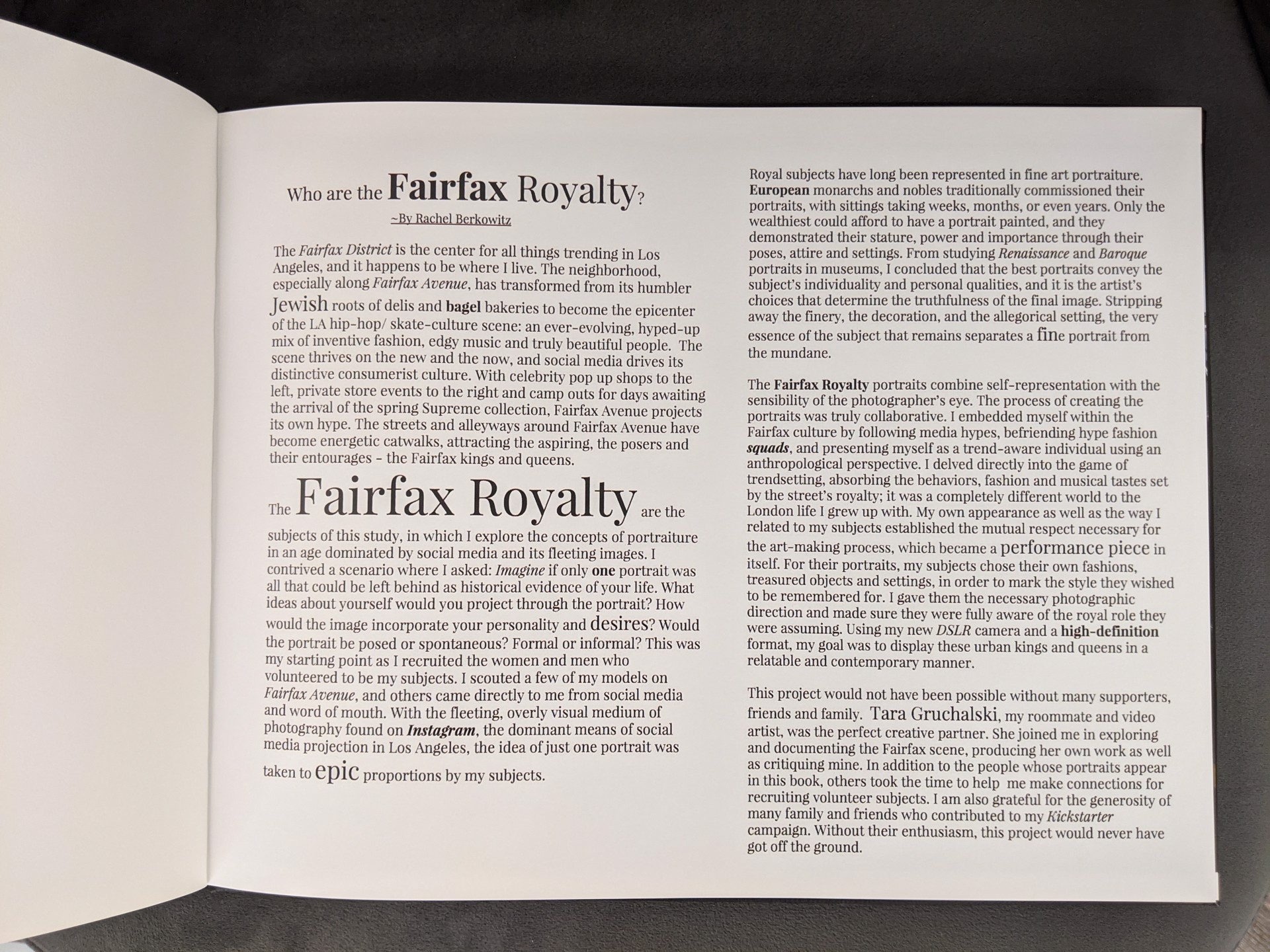 Fairfax Royalty  by Rachel Berkowitz