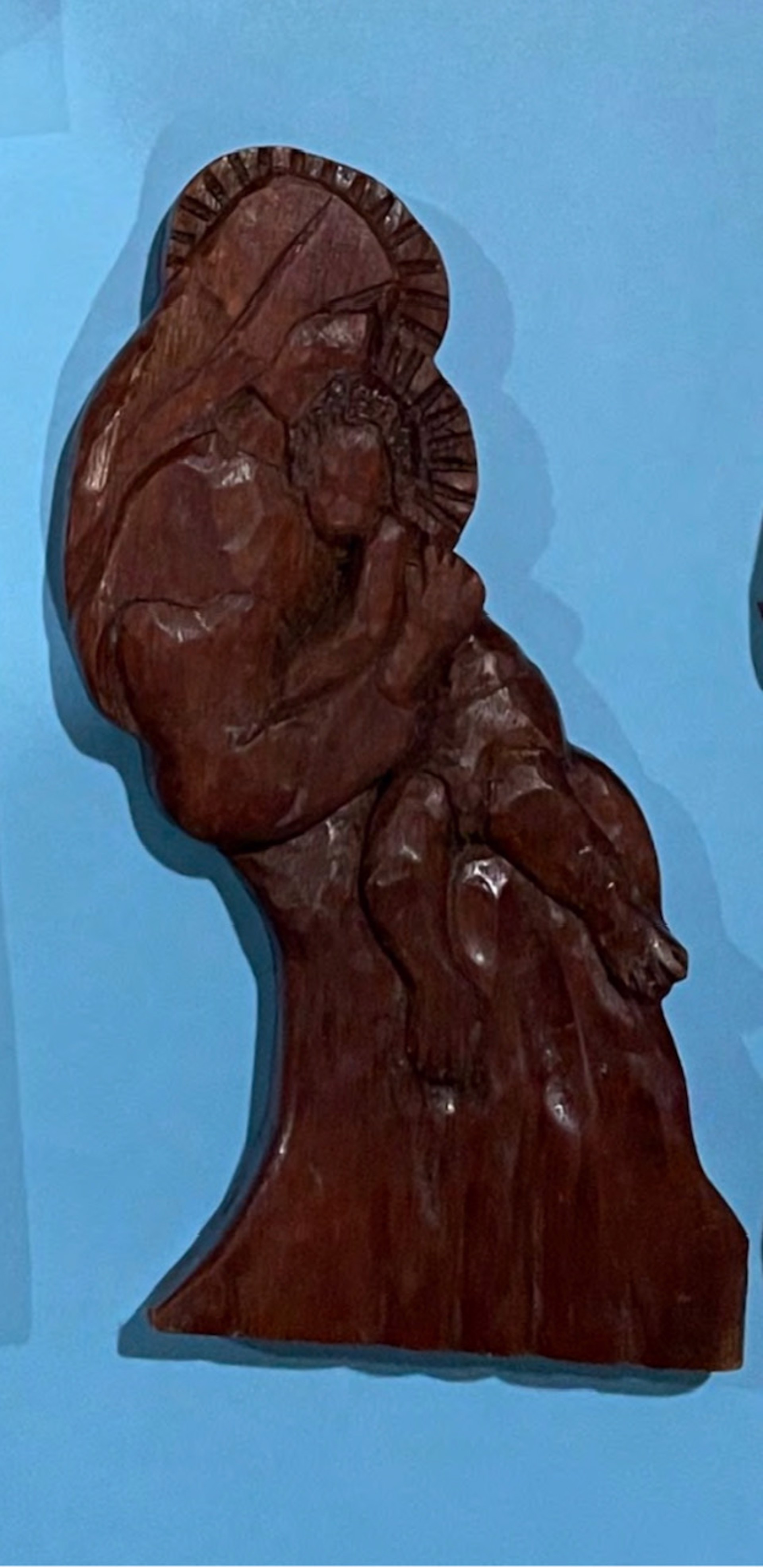 14 MaDonna and Child Mahogany by Jeanne Mahan