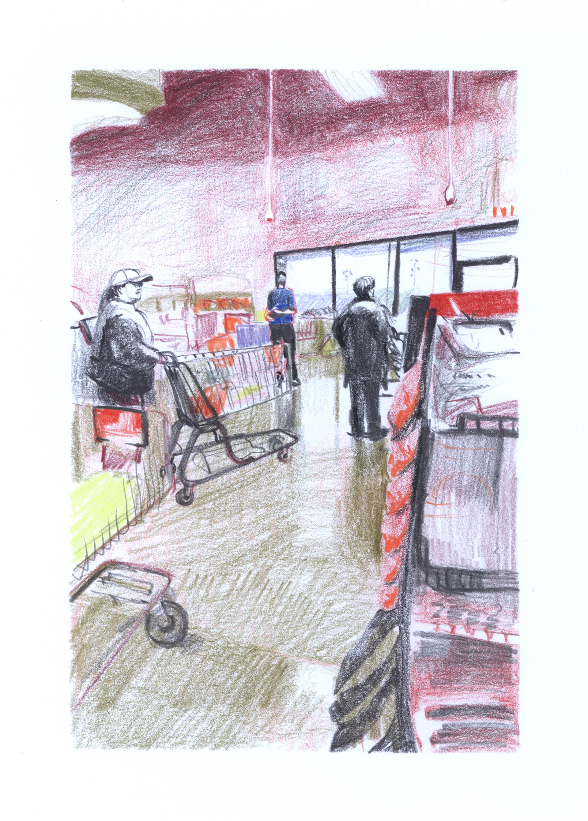 Marketplace/Cashier #31 by Eilis Crean
