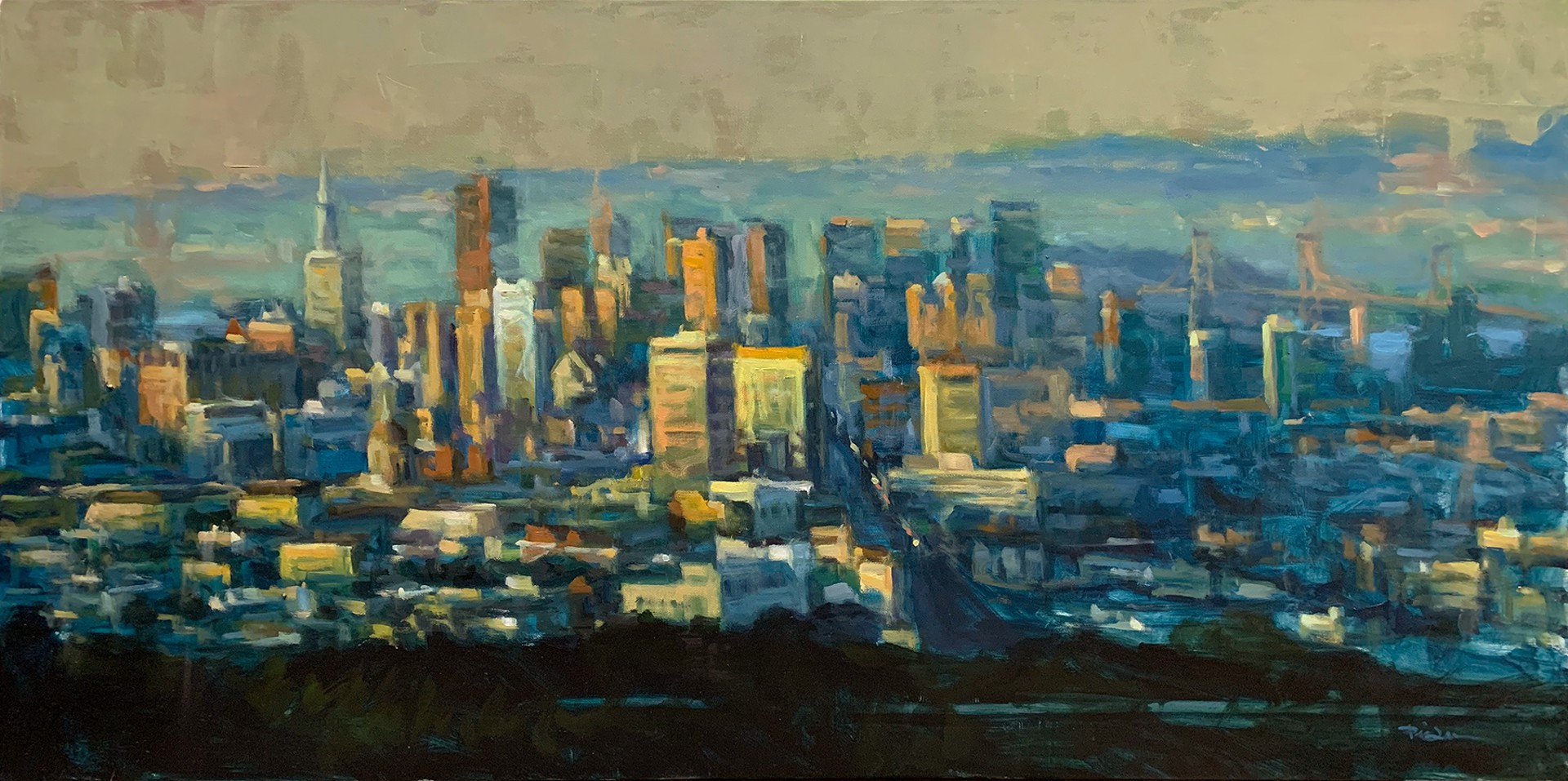 San Francisco Skyline by Pil Ho Lee