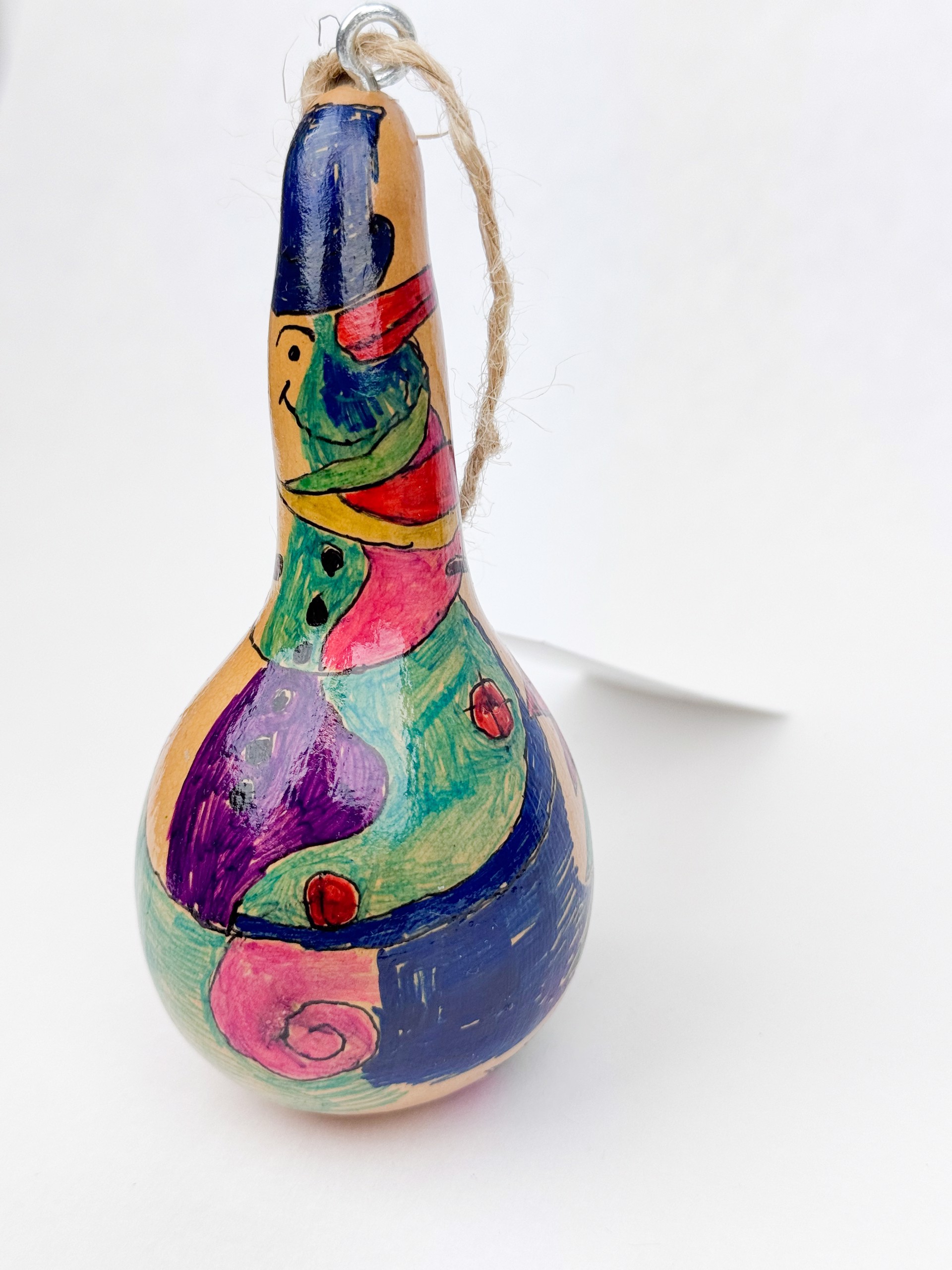 Snowman/Tree (ornament) by Jacqueline Coleman