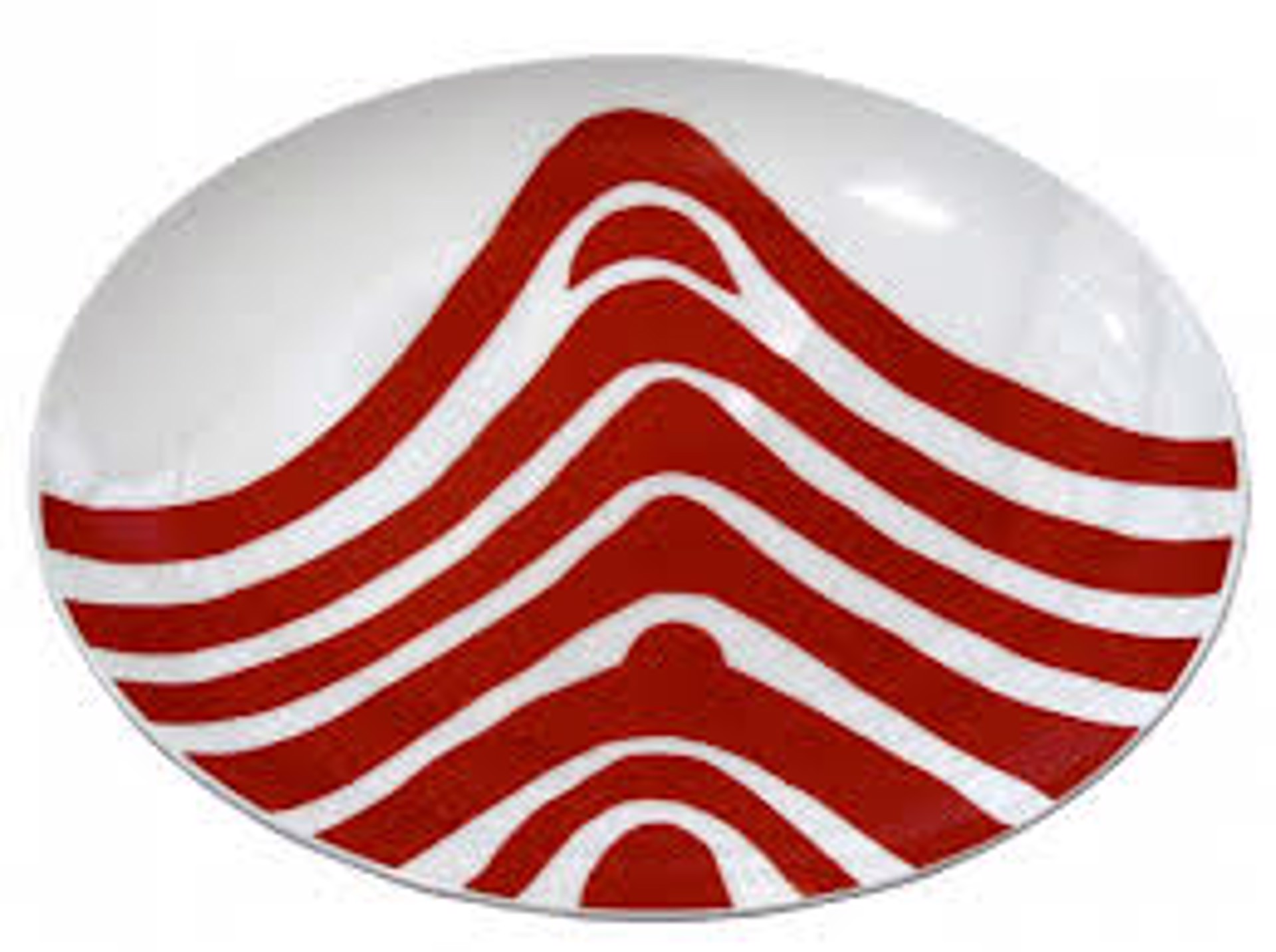 Bone China Plates (red) by Louise Bourgeois