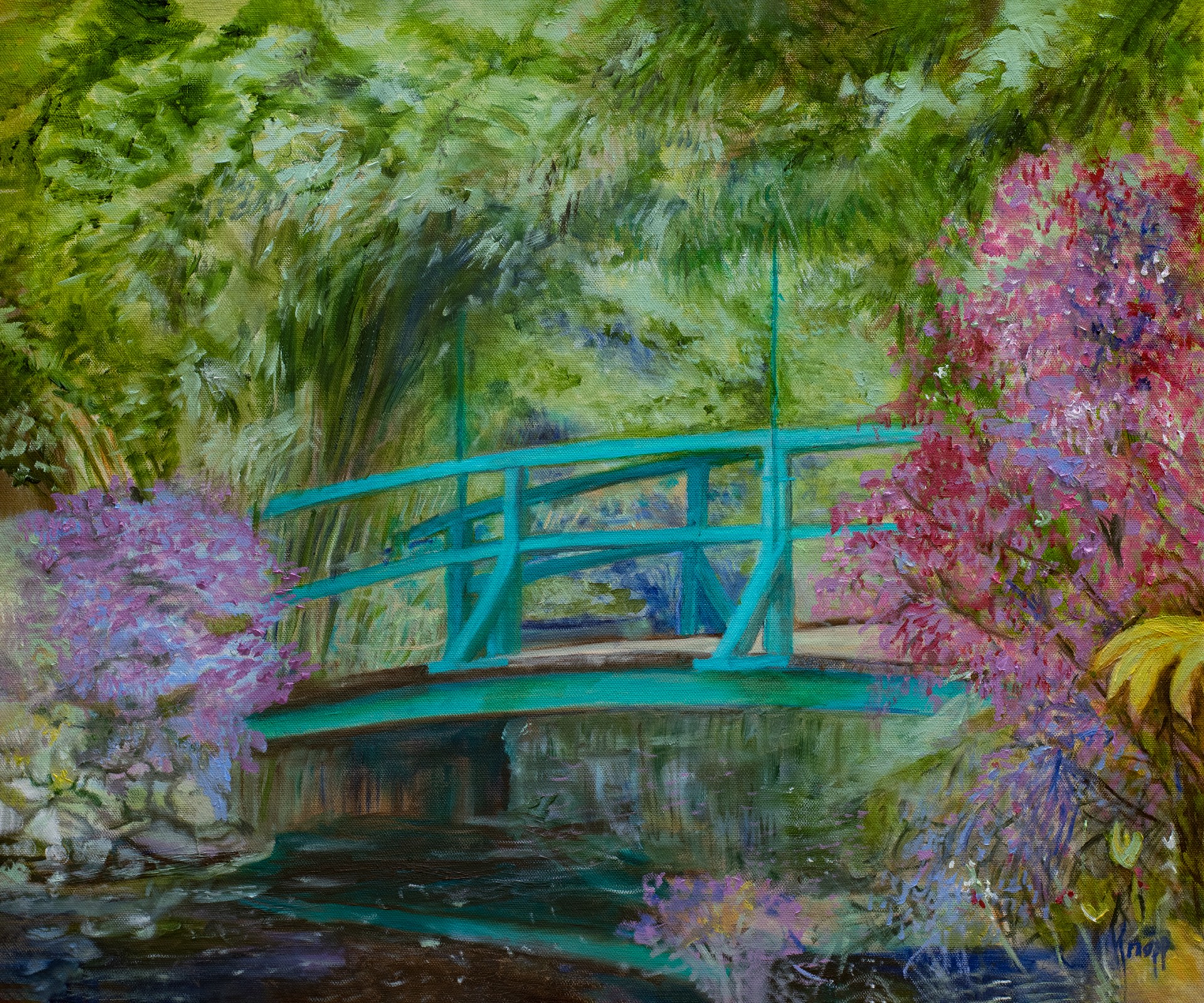 Monet's Bridge by Kathy Knopp
