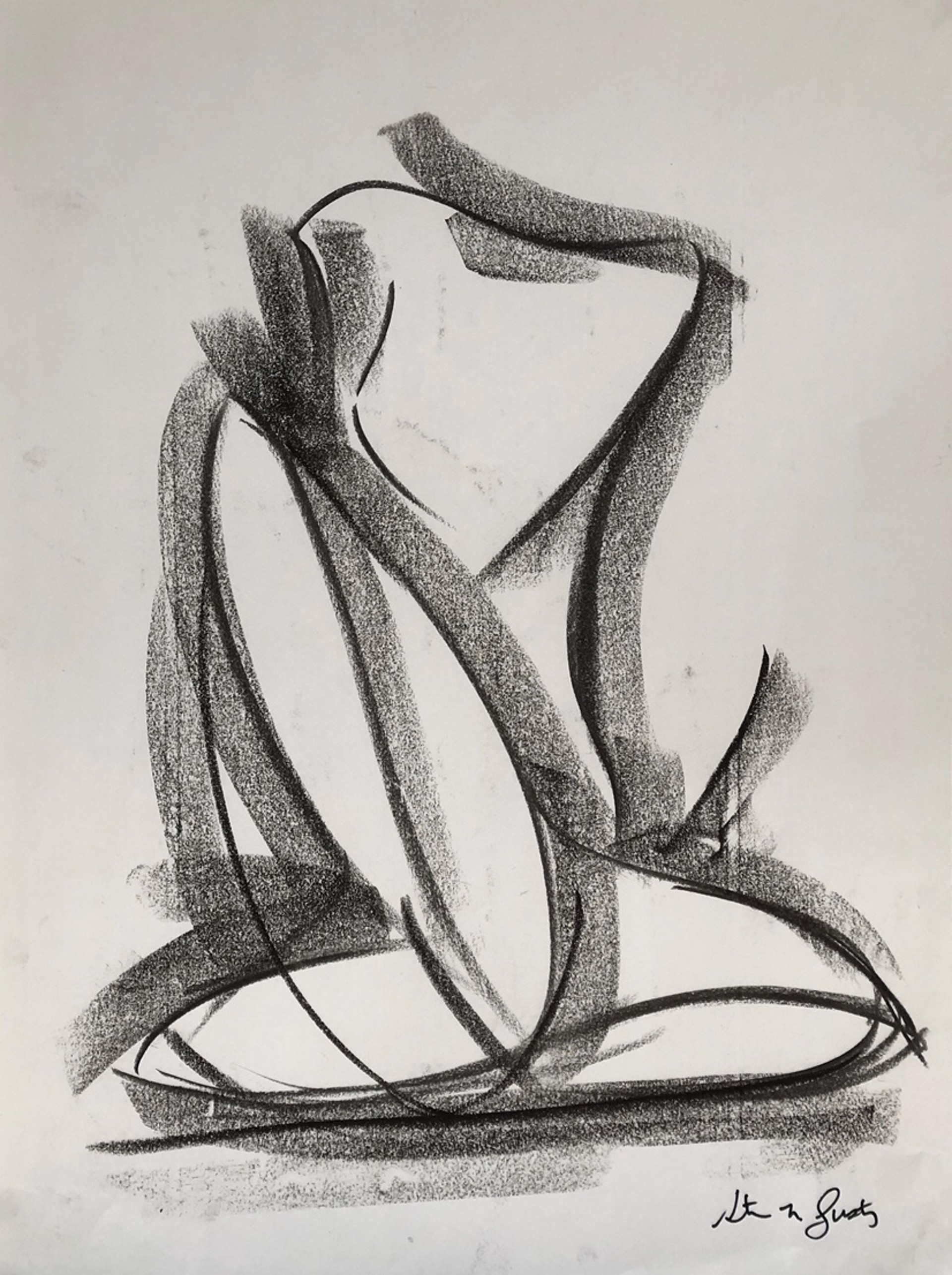 Untitled (Drawing for Sculpture) by Steven Lustig