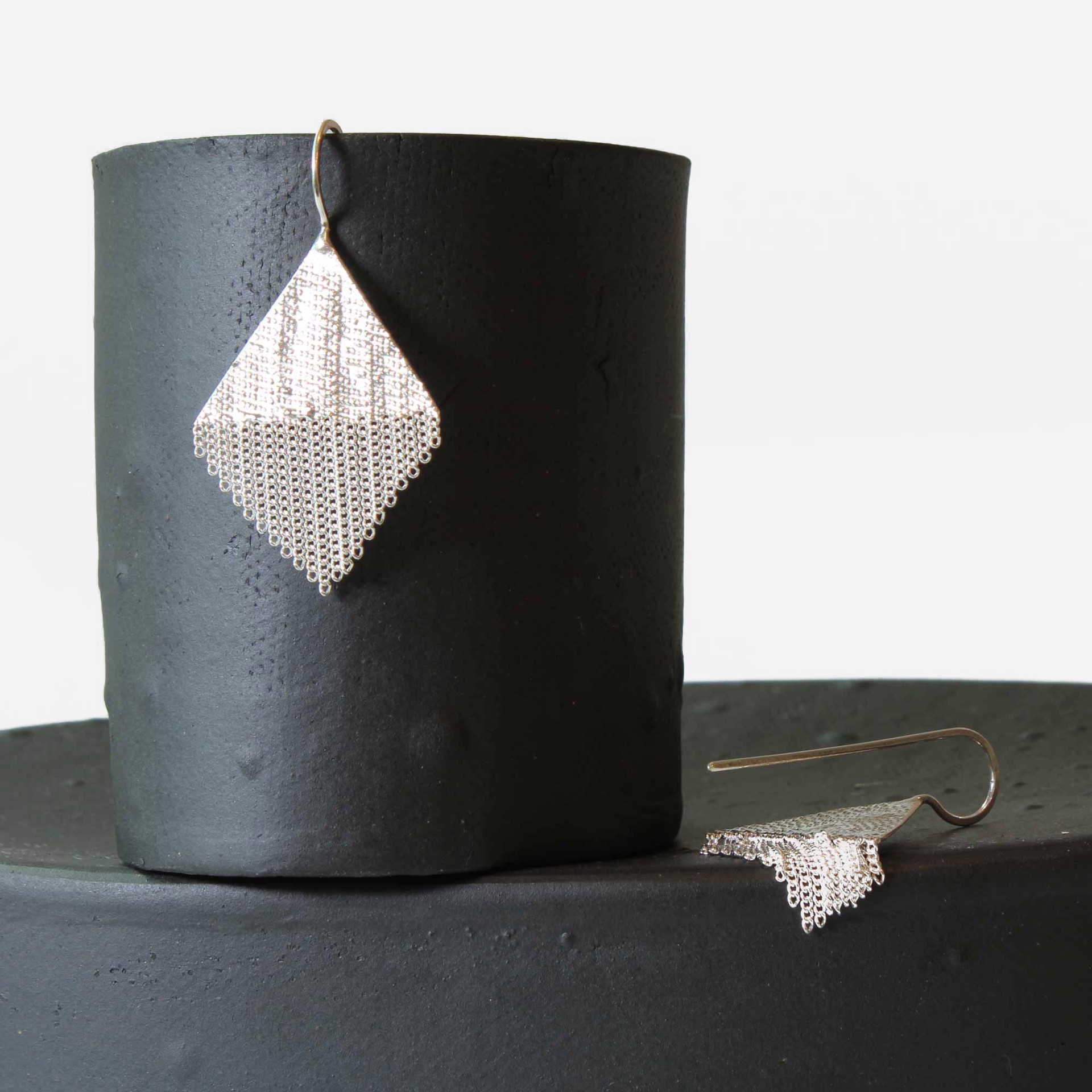Small Confetti Earrings by Hannah Keefe