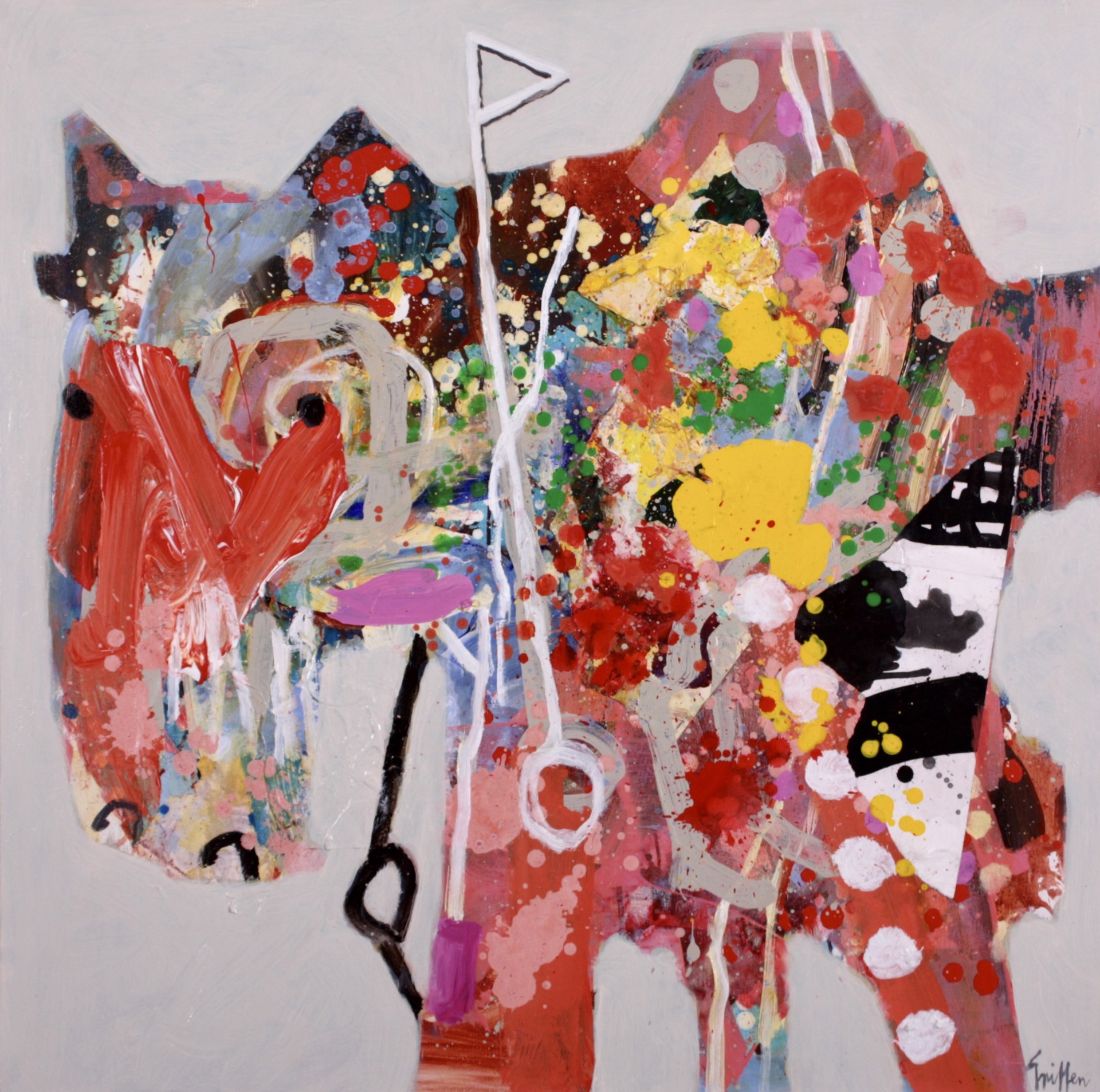 The Golf Course Horse by Peter Griffen