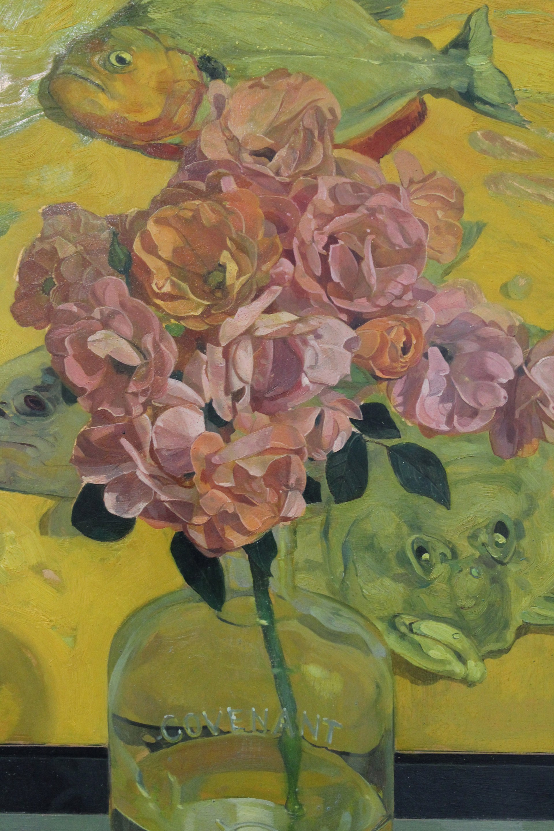 Roses with Piranha by Benjamin J. Shamback
