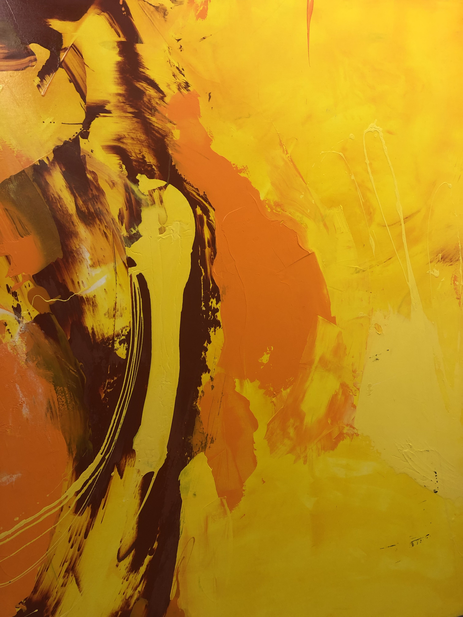 Abstract Yellow by Daniel Maltzman
