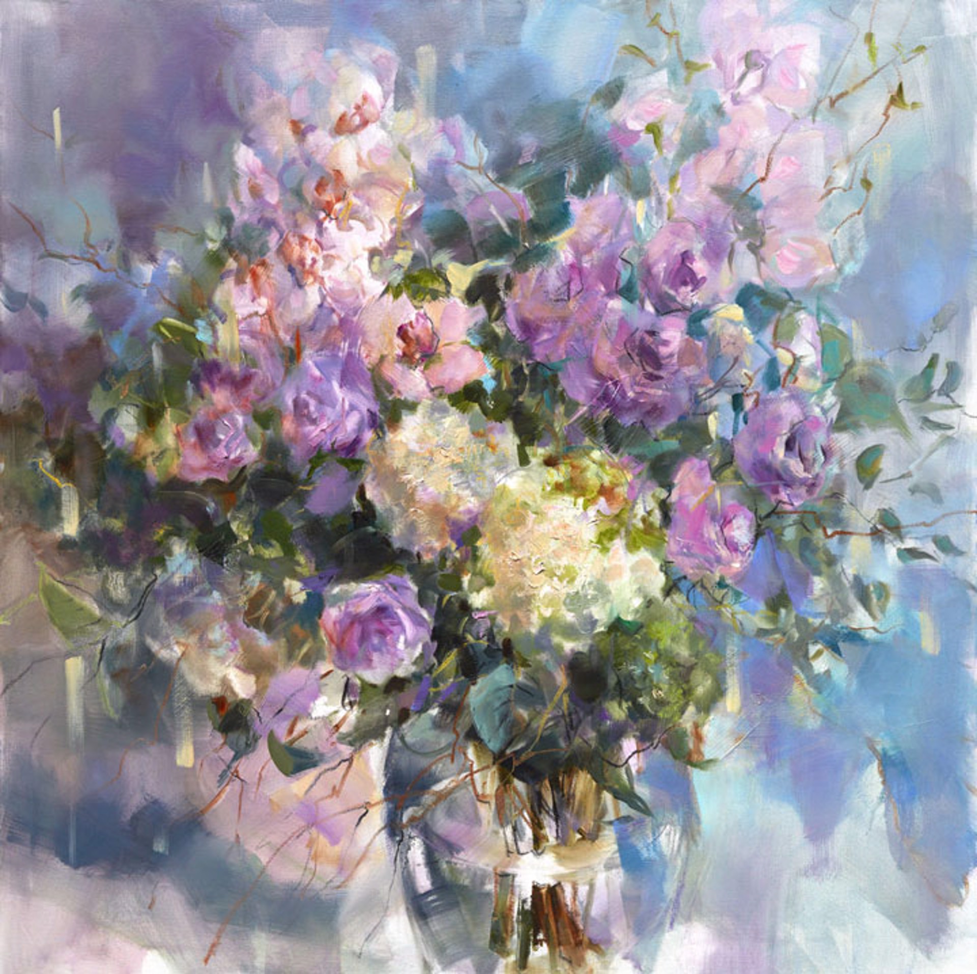 "Bouquet in a Vase" by Anna Razumovskaya