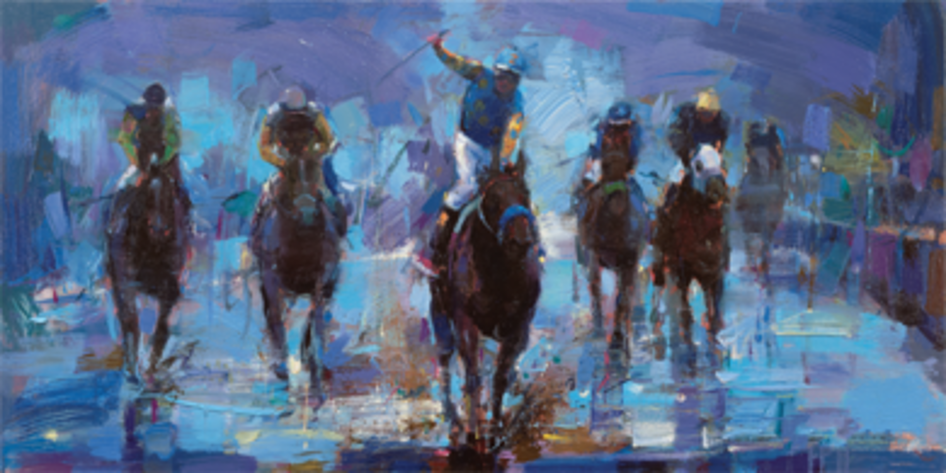 Win at the Preakness by Michael Flohr