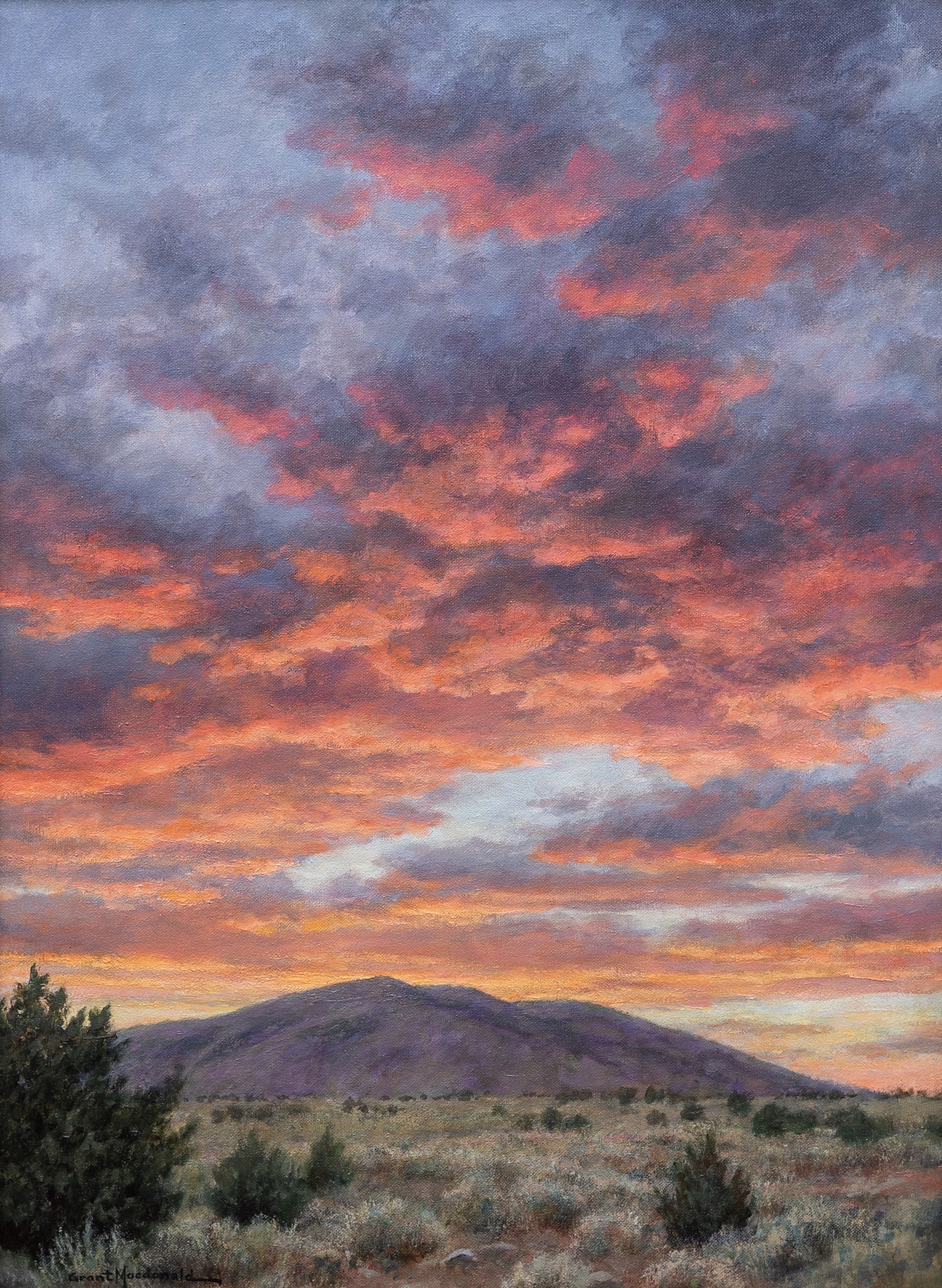 Sunset Over San Antonio Mountain by Grant Macdonald
