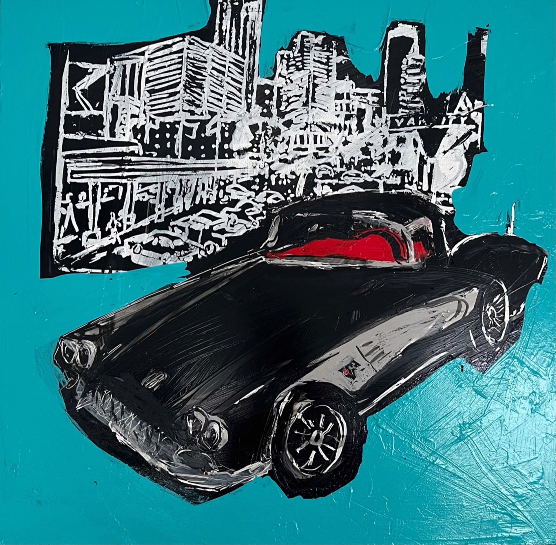 Black Corvette by Ana Guzman