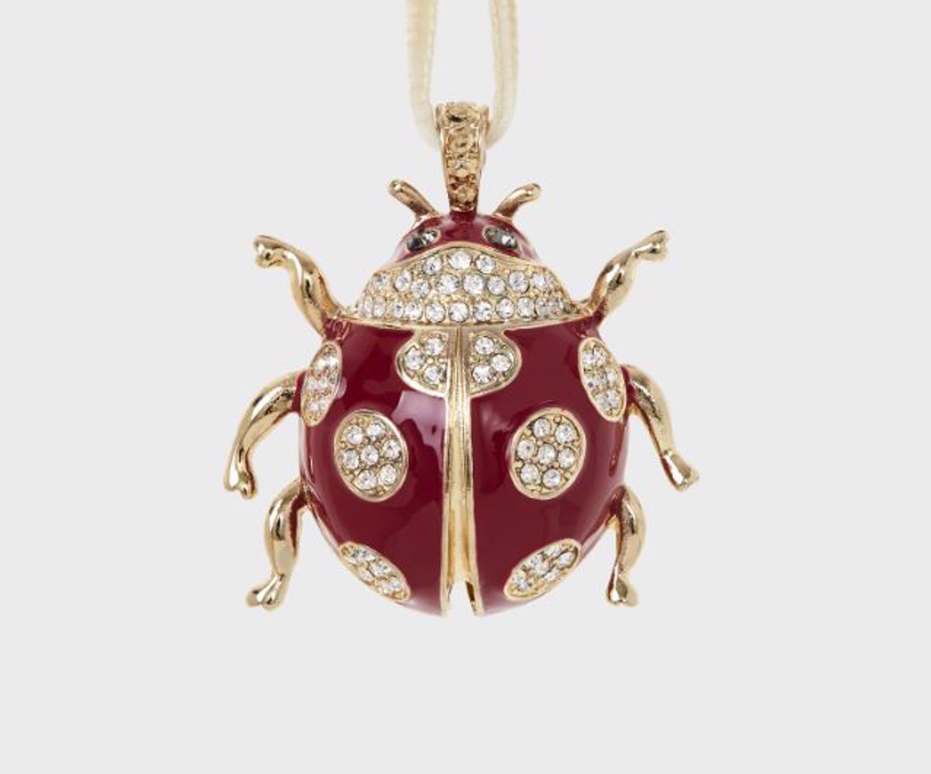 Ladybug, Enamel Hanging Ornament by JB Ornaments & Gifts