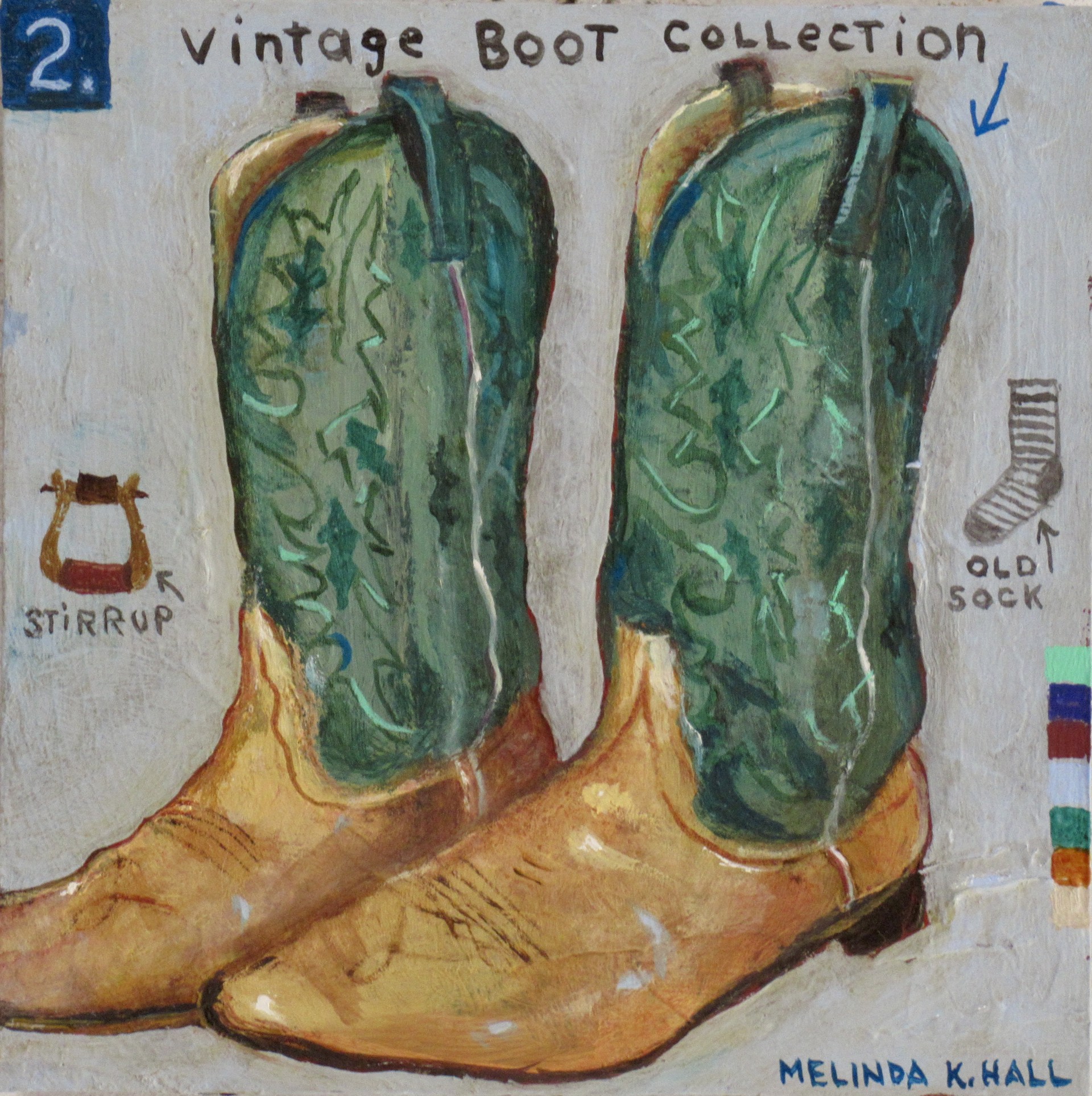 Vintage Boot Collection #2 by Melinda K. Hall