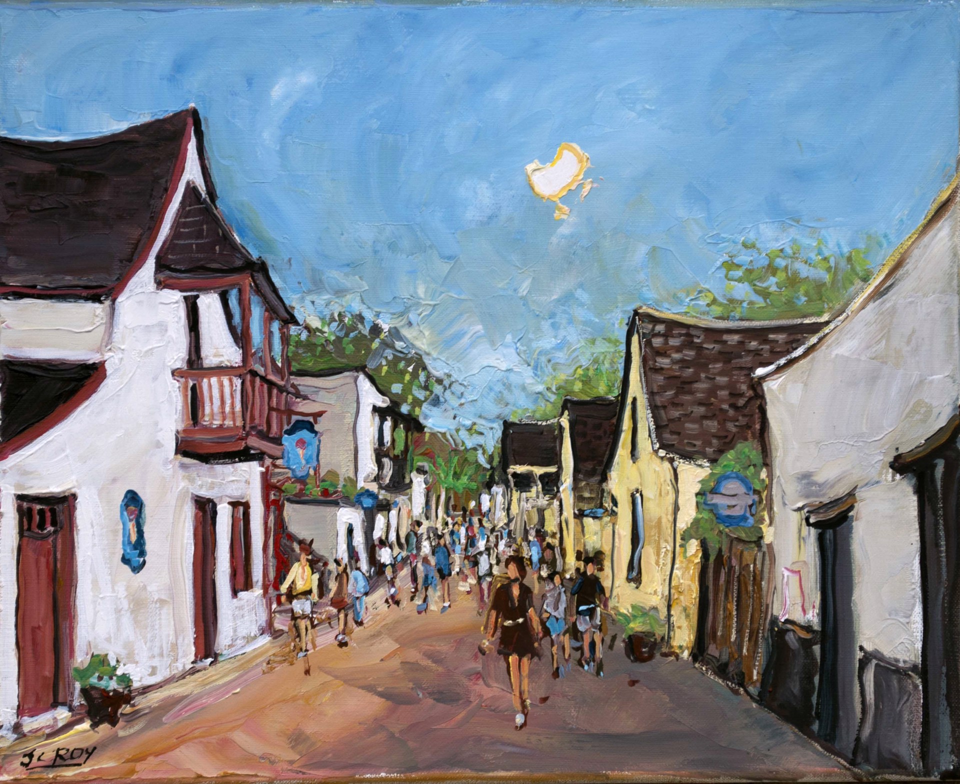 Midday, St George Street, St Augustine by Jean Claude Roy
