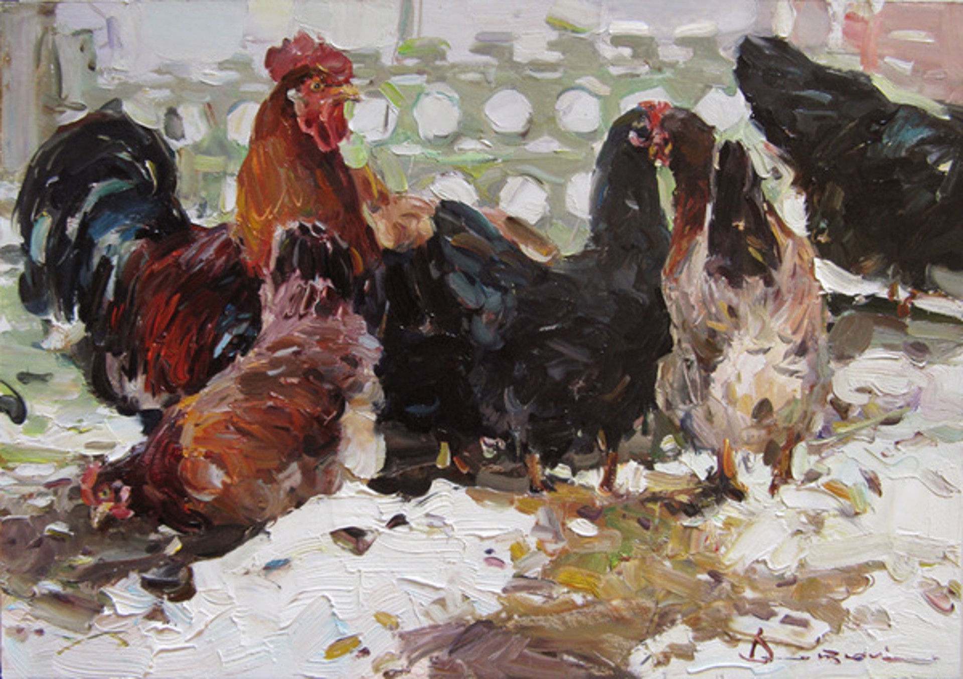 Chickens by Ivan Vityuk