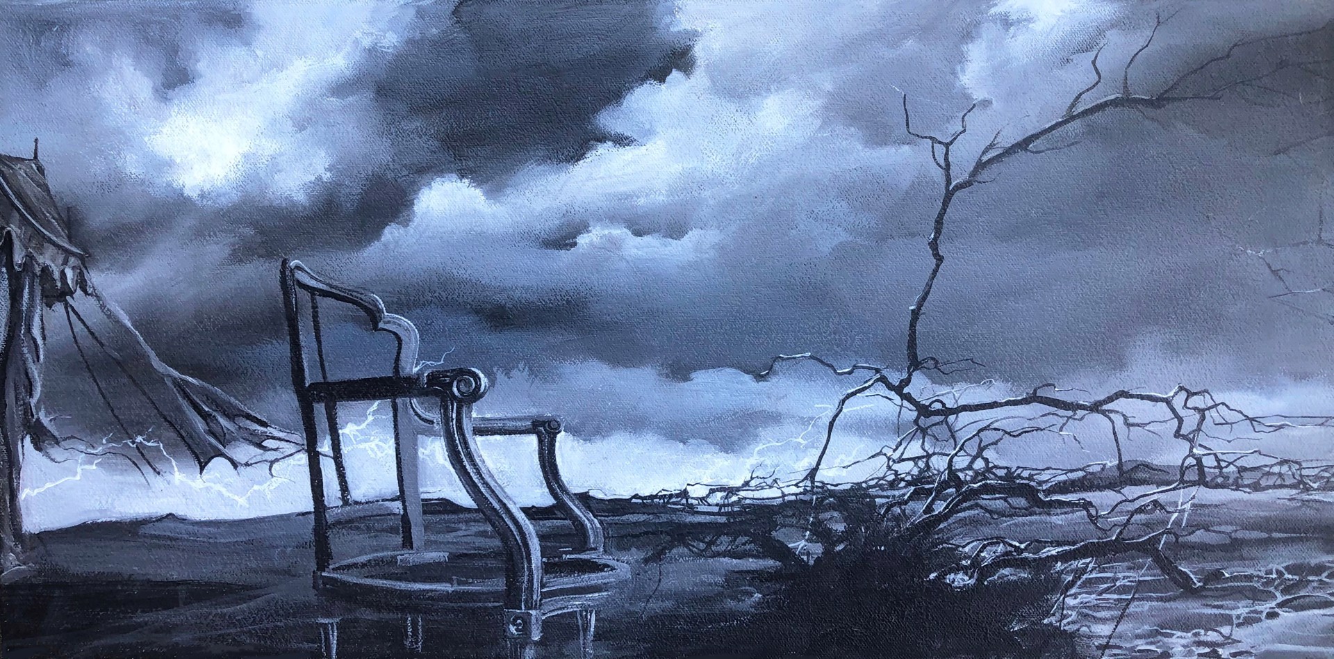Grayscale Landscape by Pamela Mower-Conner
