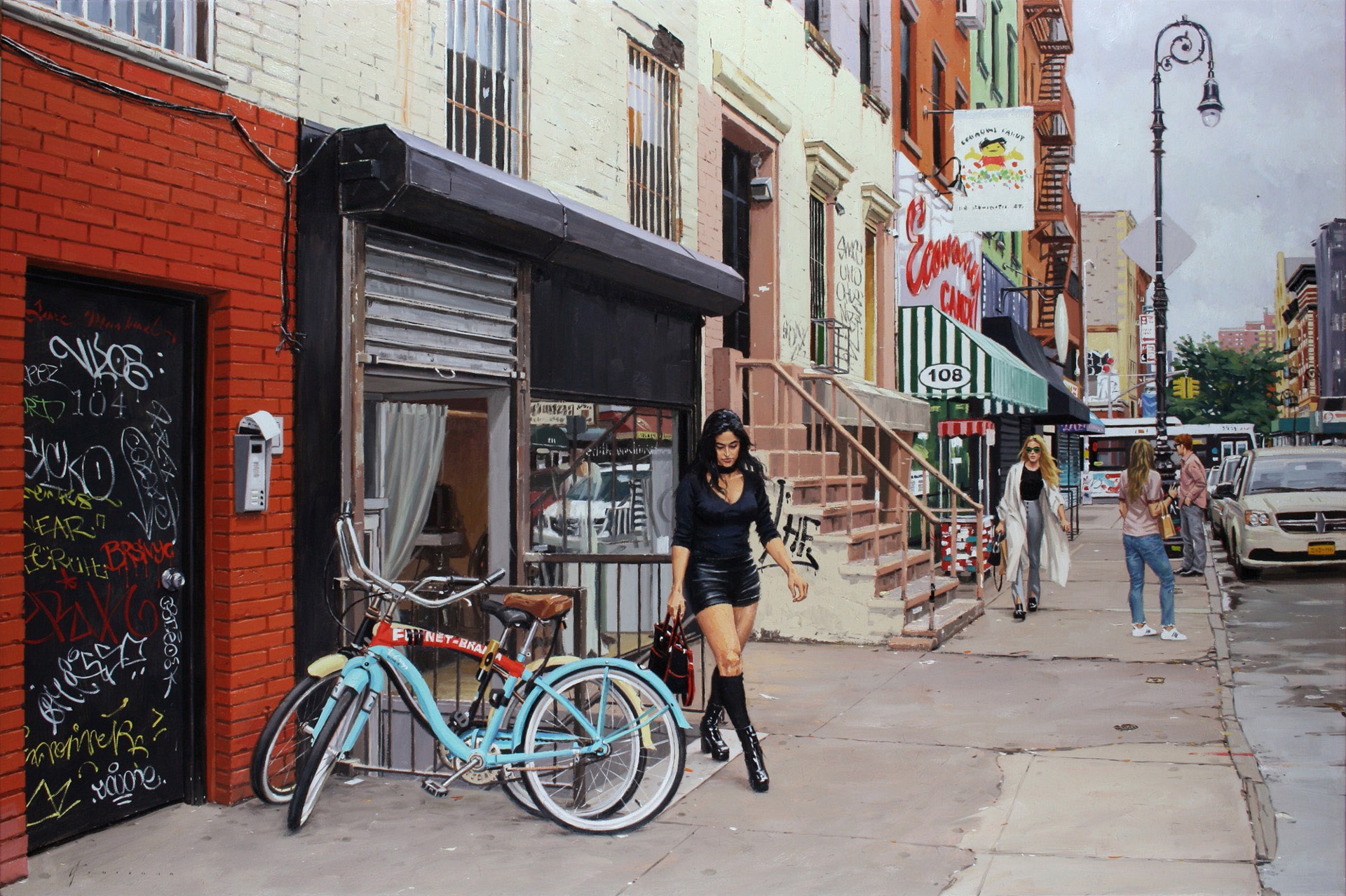 Julie in the Lower East Side by Vincent Giarrano
