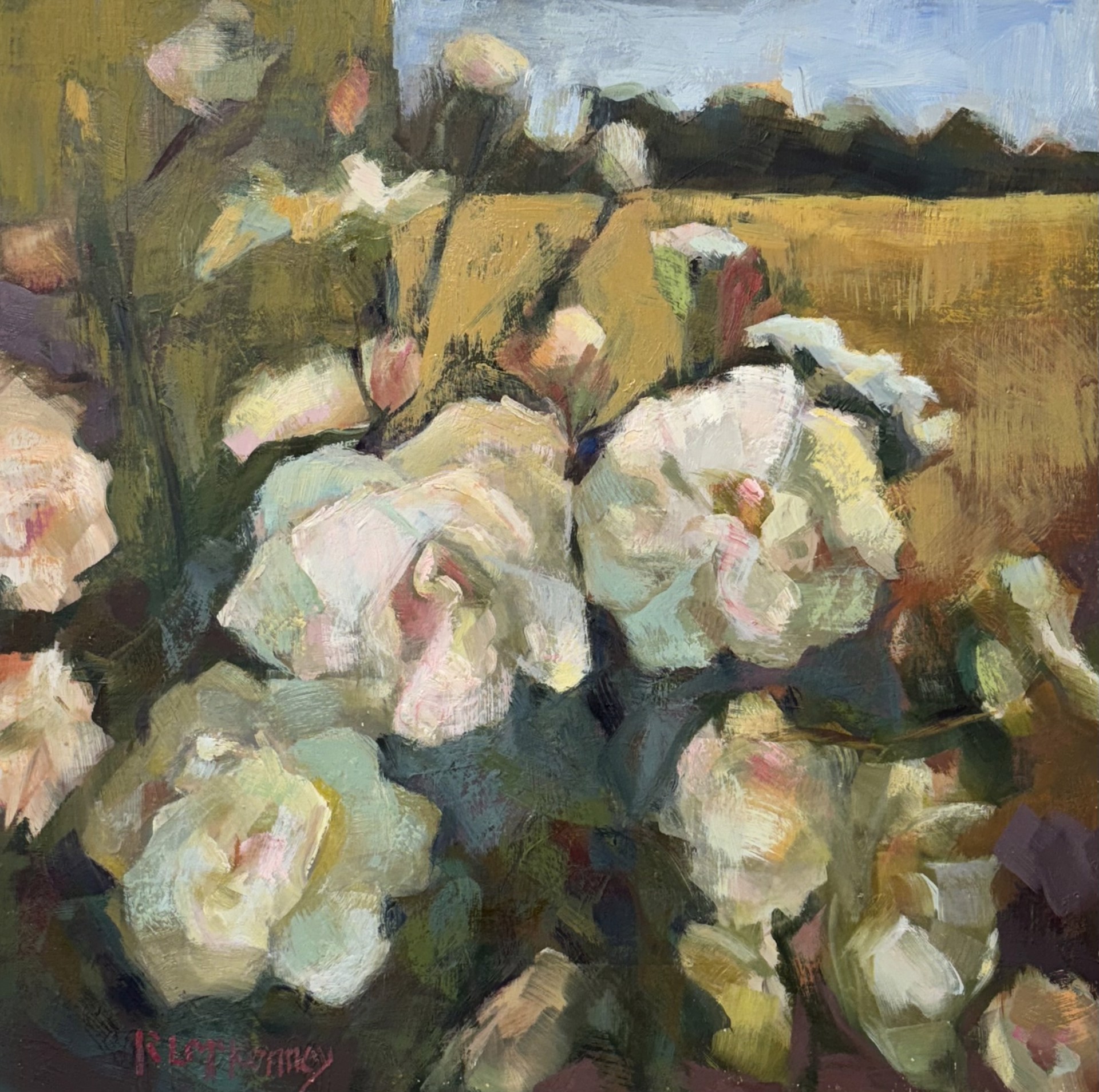 White Floral by Rosanne Mckenney