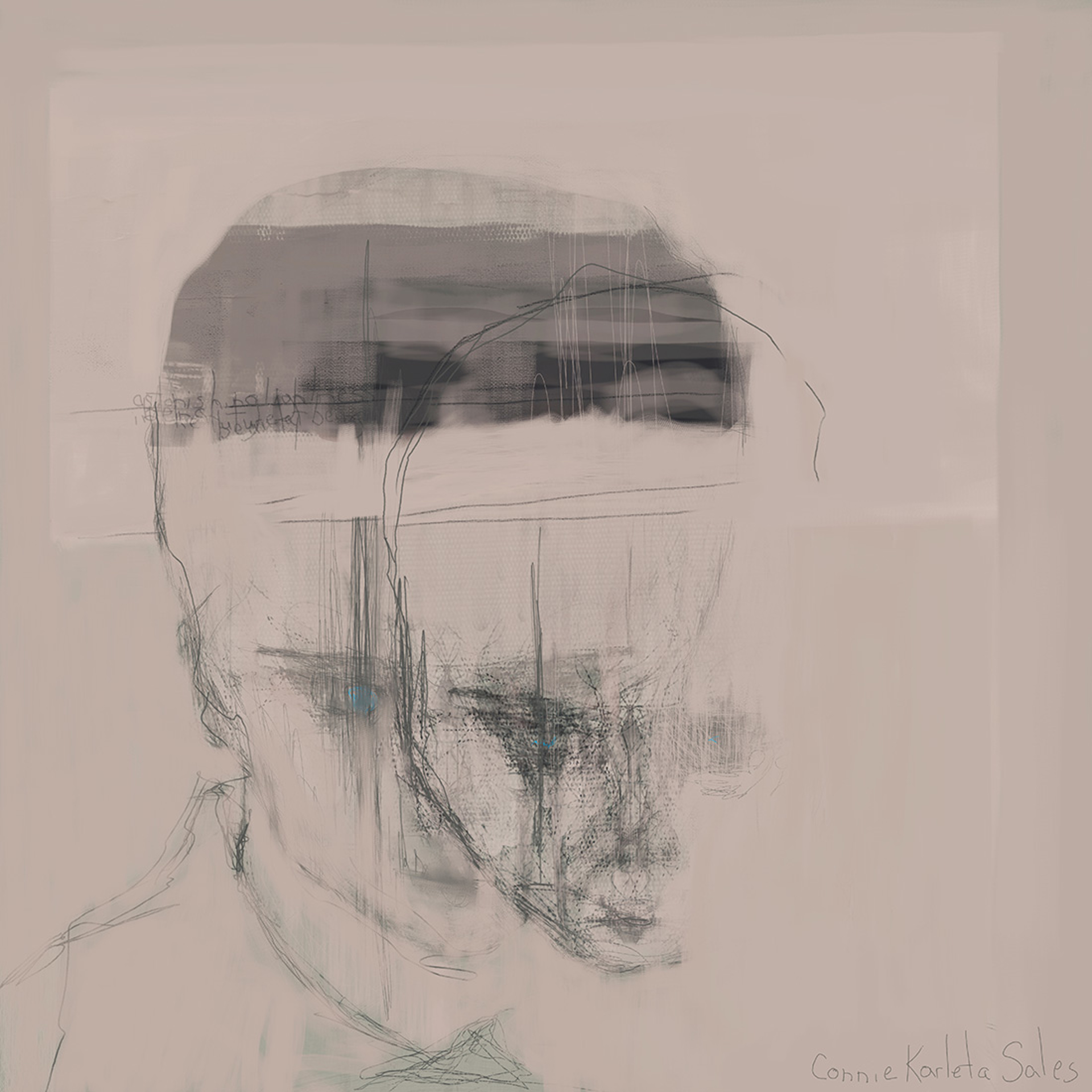 Blessings in  the Reflections of Her Silence II by Connie Karleta-Sales
